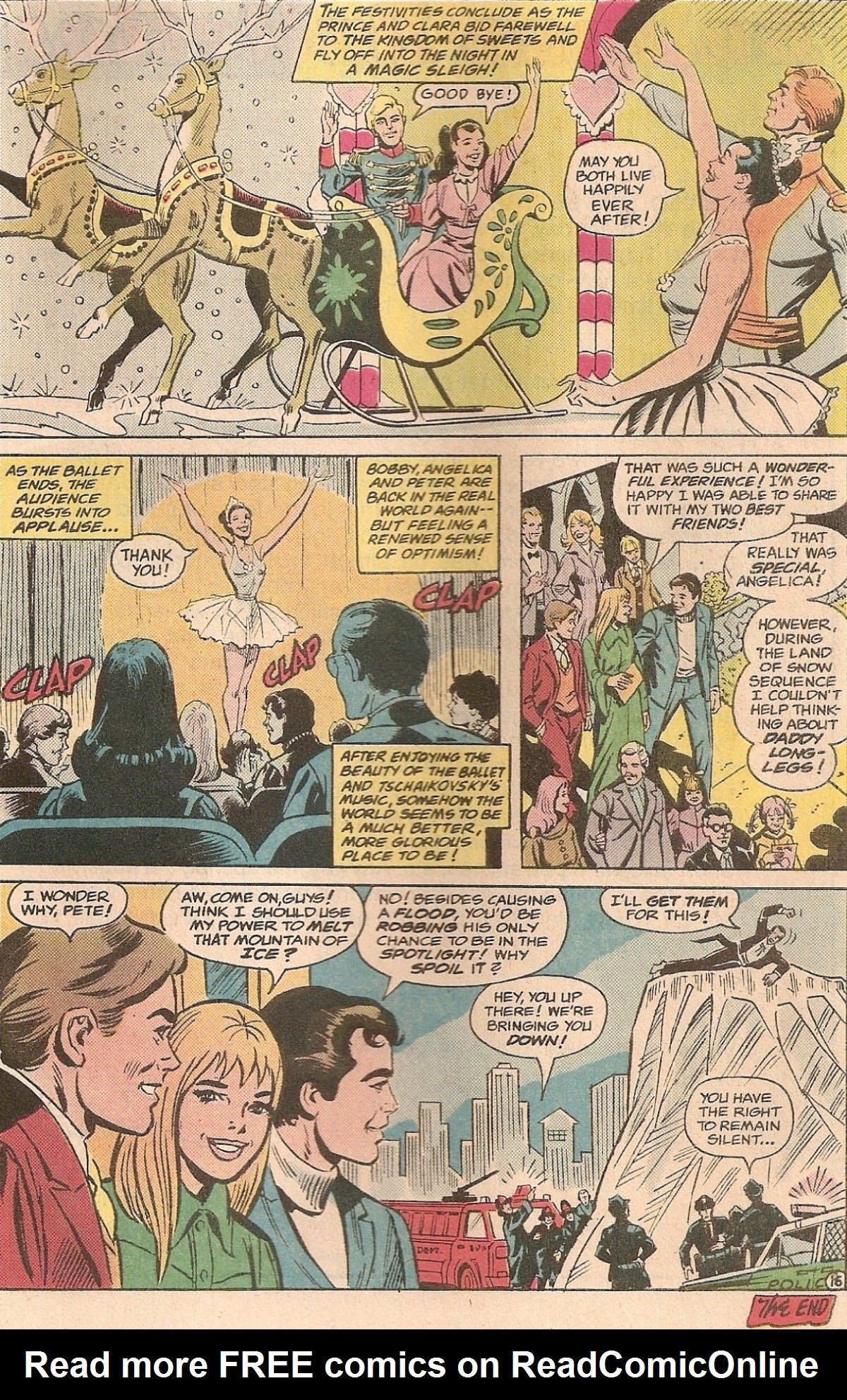 Read online Spider-Man, Fire-Star and Iceman at the Dallas Ballet Nutcracker comic -  Issue # Full - 17