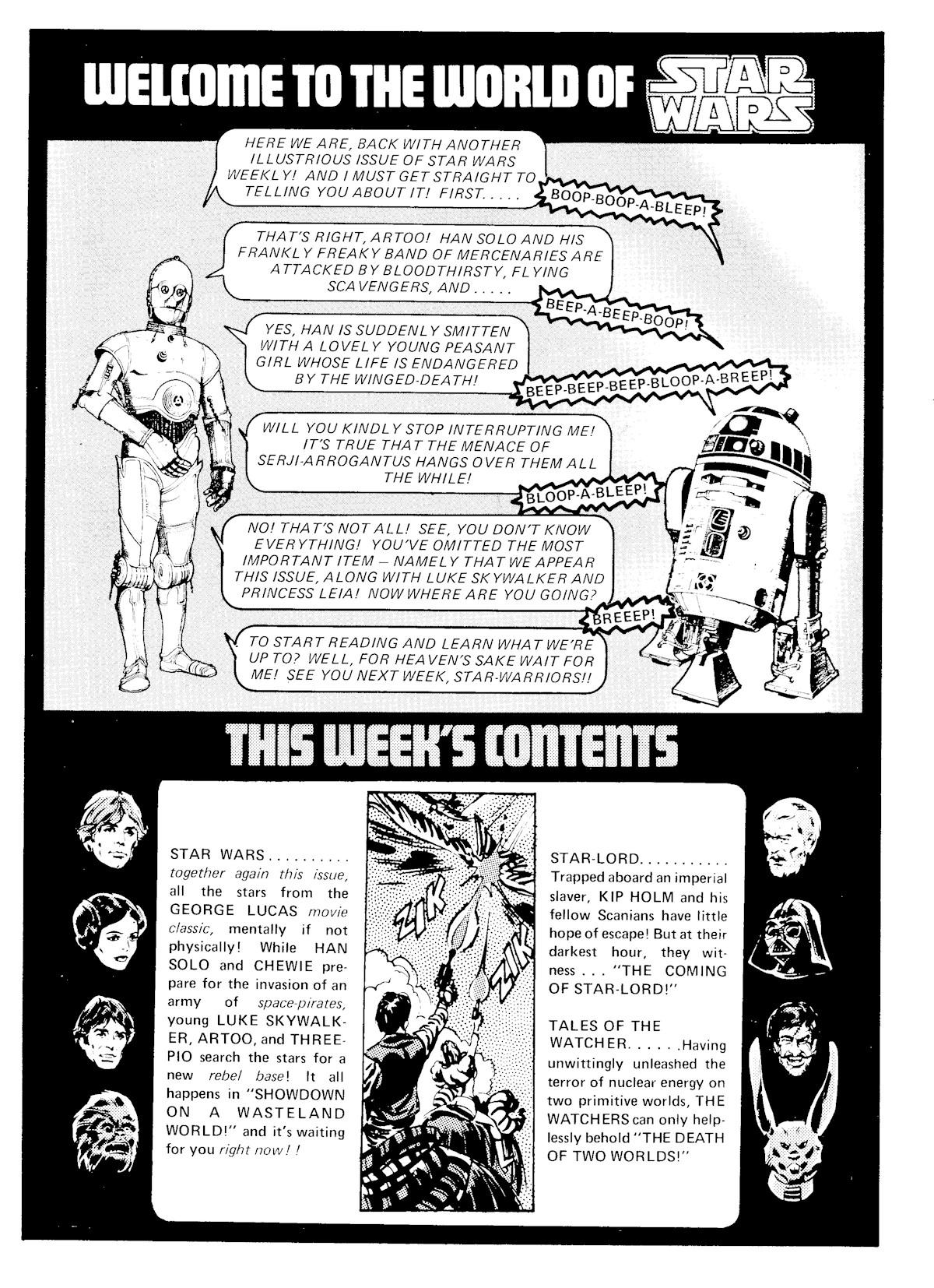 Read online Star Wars Weekly comic -  Issue #17 - 2