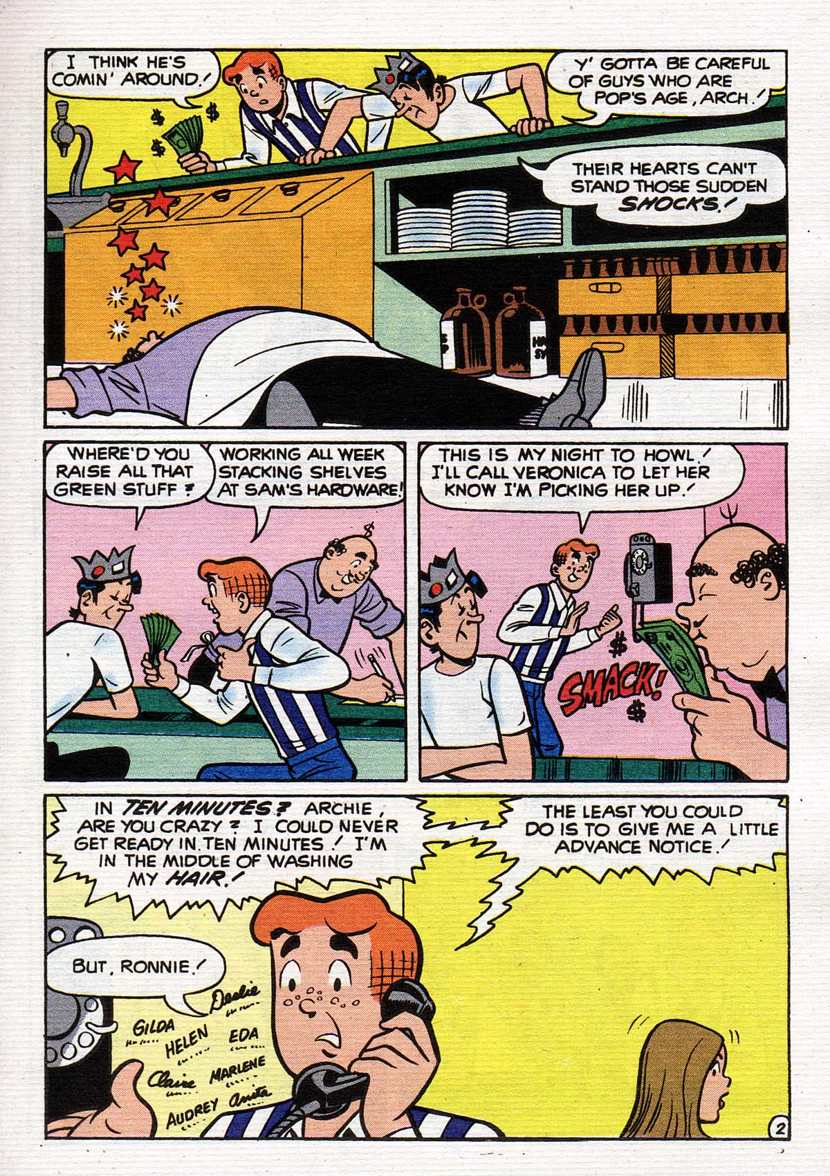 Read online Archie's Double Digest Magazine comic -  Issue #155 - 74