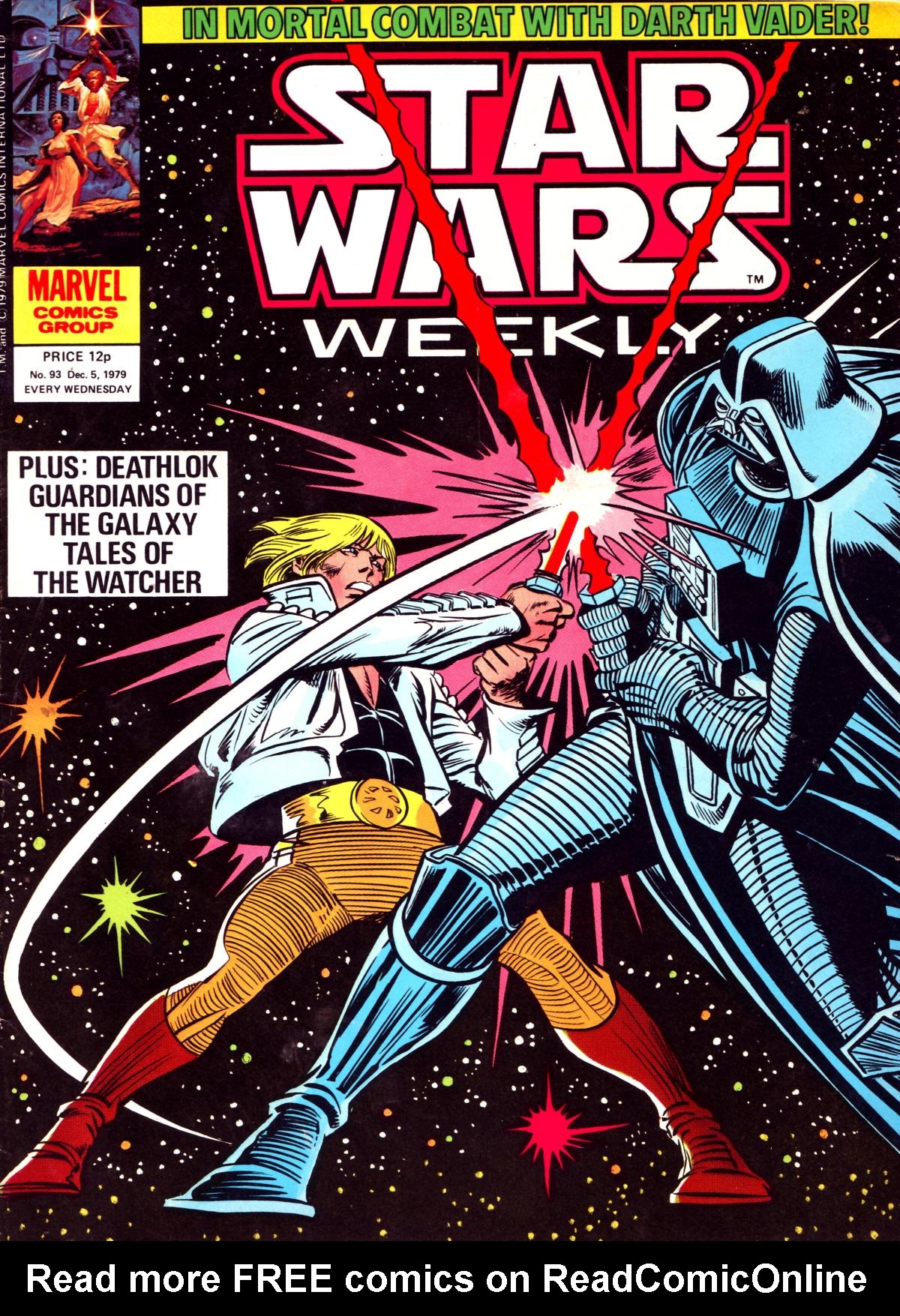 Read online Star Wars Weekly comic -  Issue #93 - 1