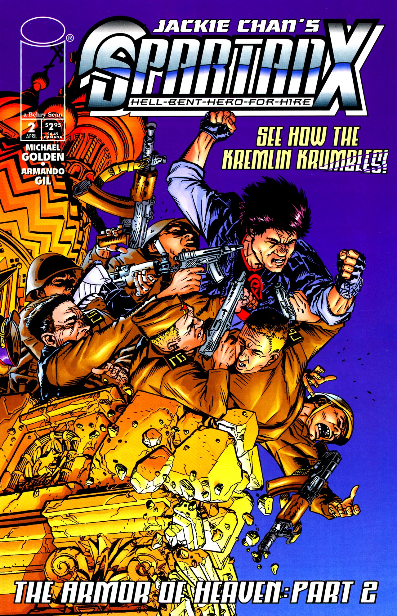 Read online Jackie Chan's Spartan X: Hell Bent Hero For Hire comic -  Issue #2 - 1