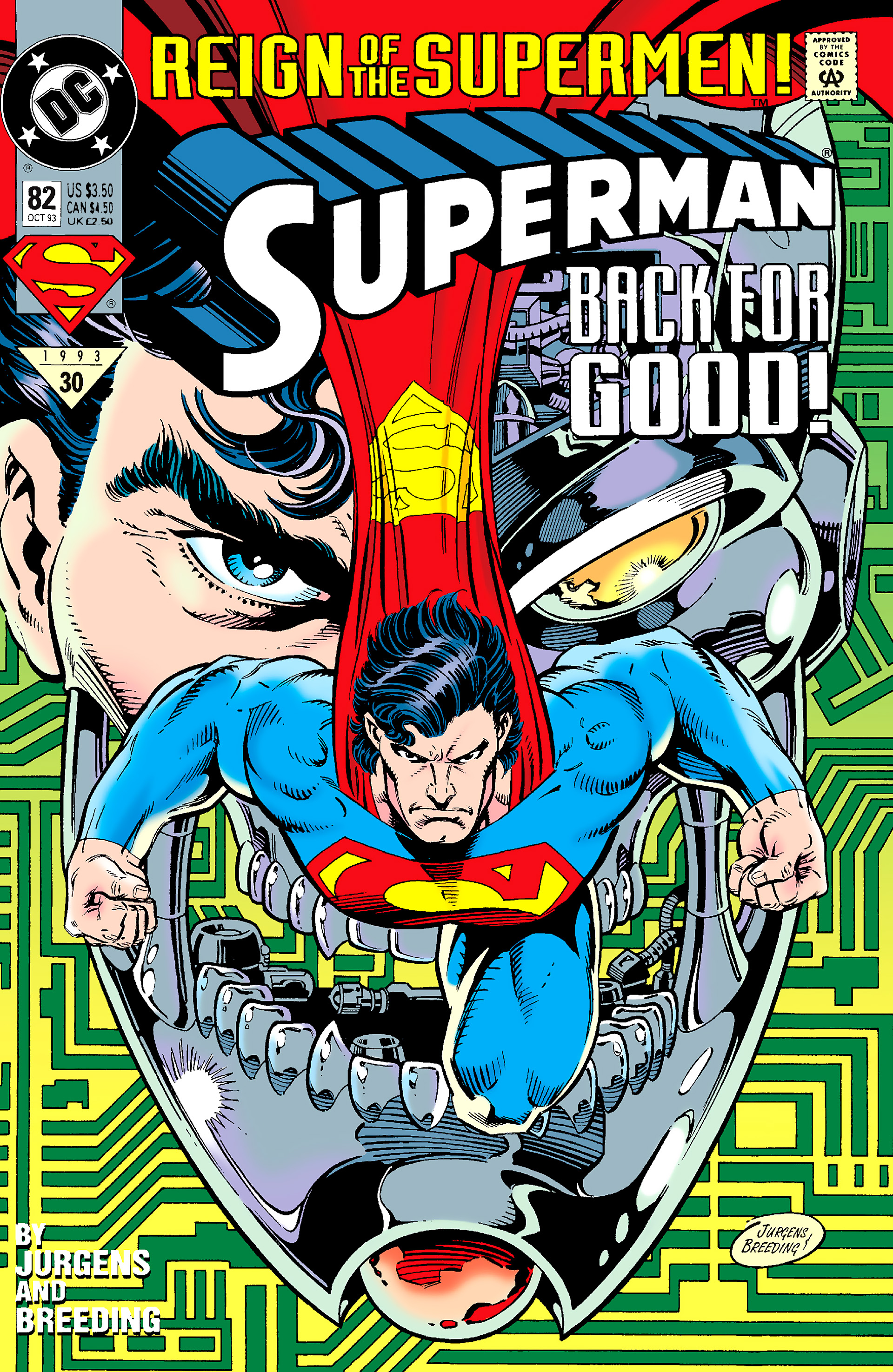 Read online Superman (1987) comic -  Issue #82 - 1
