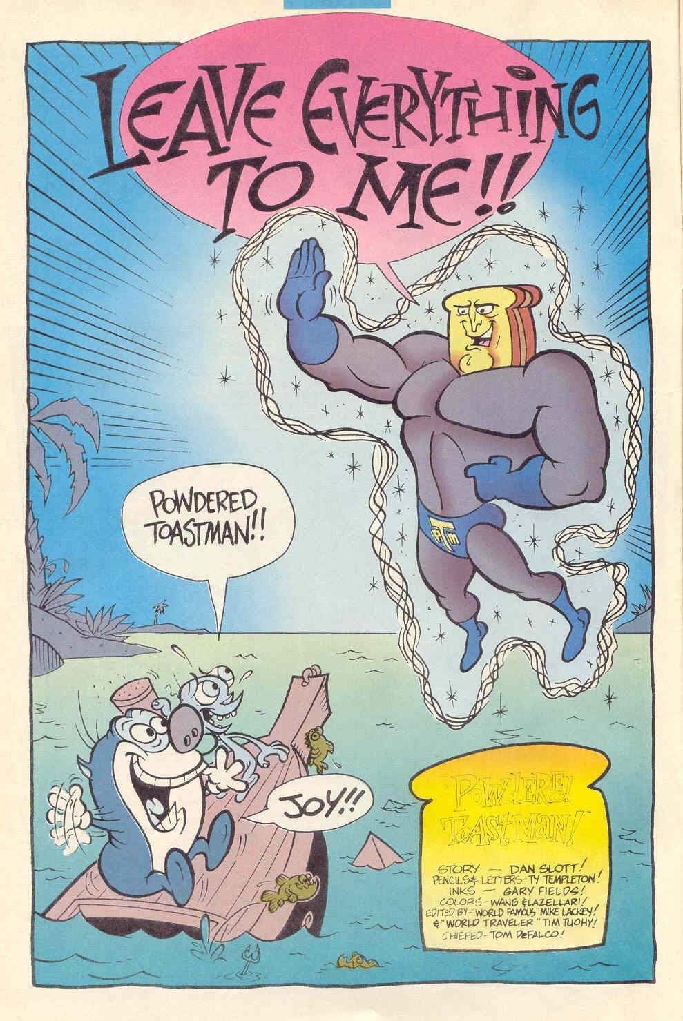 Read online Ren & Stimpy Show Special Powdered Toastman comic -  Issue # Full - 4