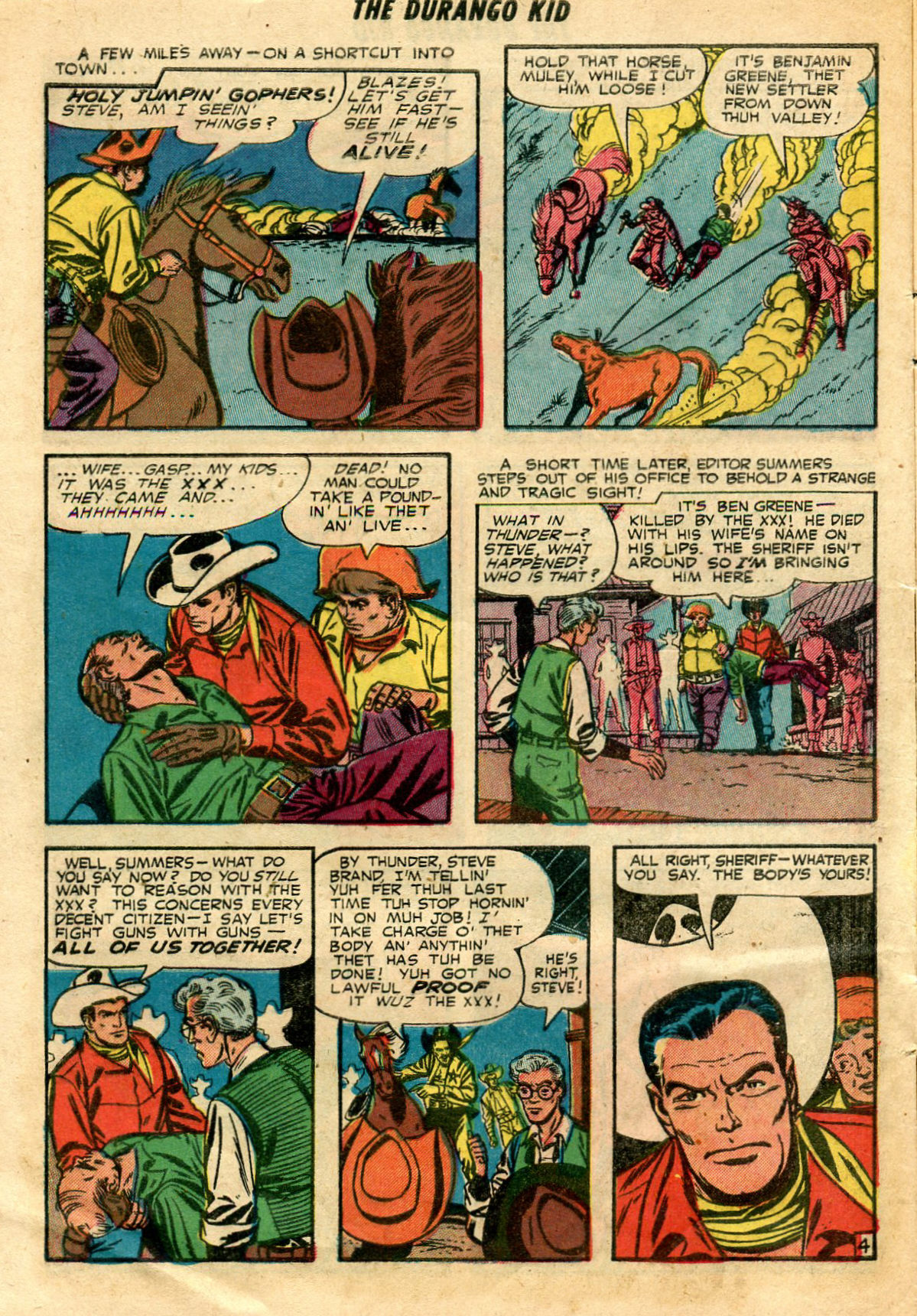 Read online Charles Starrett as The Durango Kid comic -  Issue #18 - 6