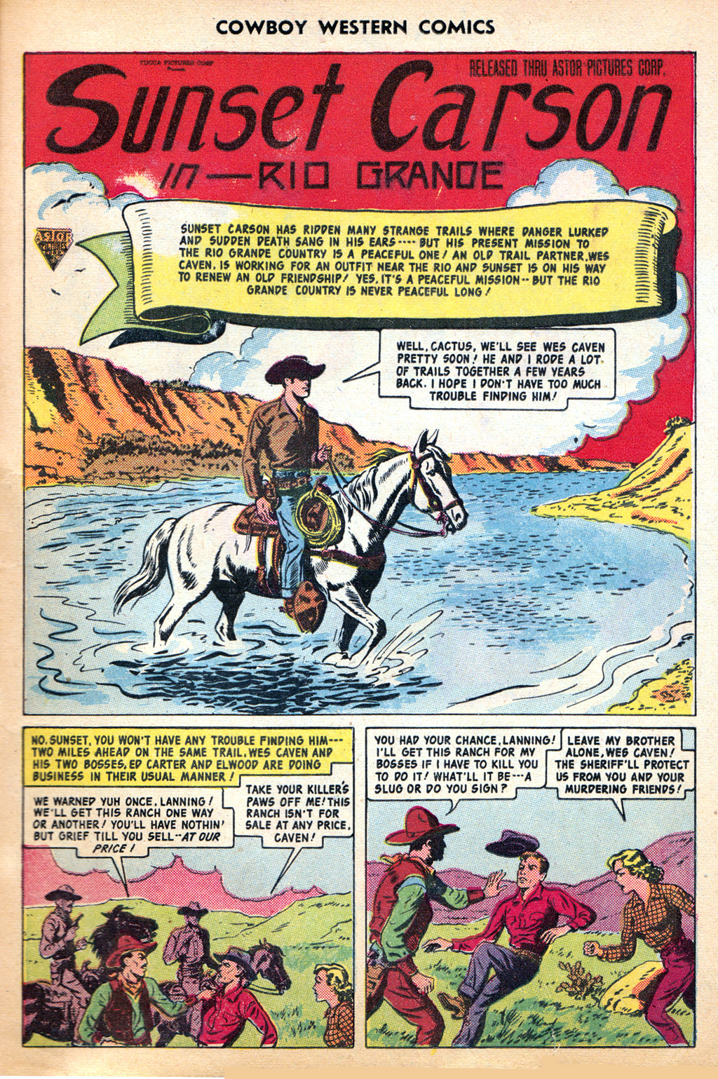 Read online Cowboy Western Comics (1948) comic -  Issue #29 - 3