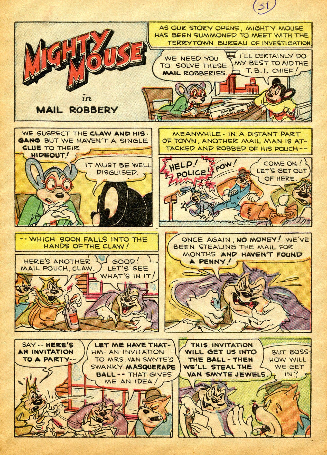 Read online Paul Terry's Mighty Mouse Comics comic -  Issue #63 - 3