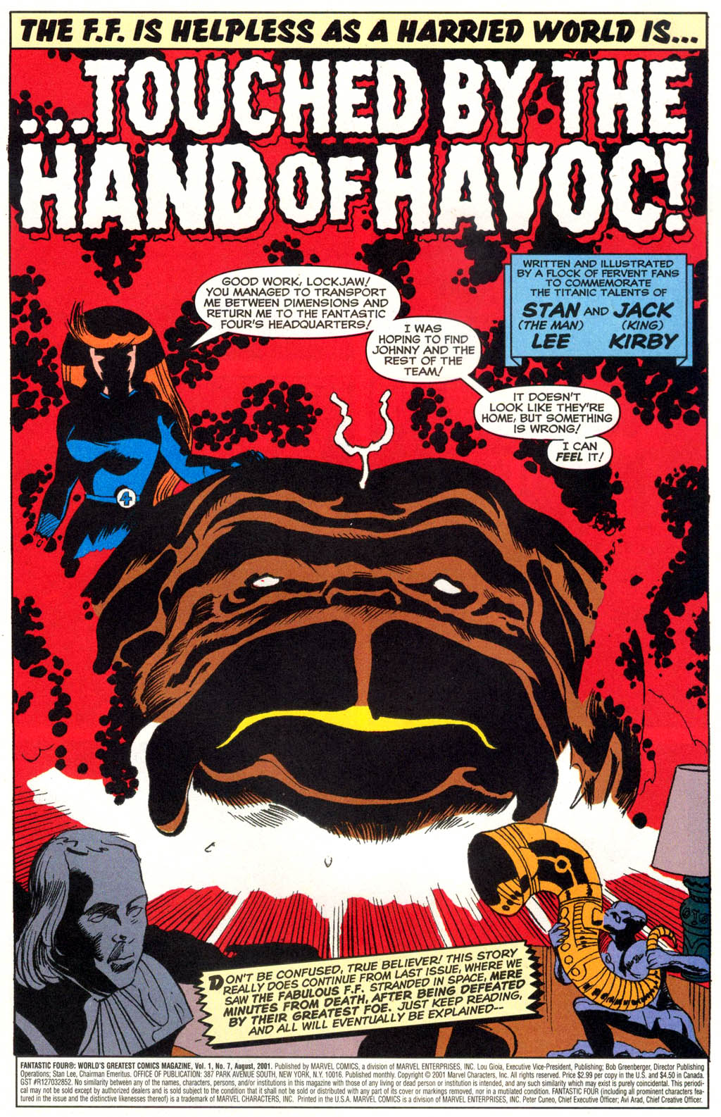 Read online Fantastic Four: World's Greatest Comics Magazine comic -  Issue #7 - 2