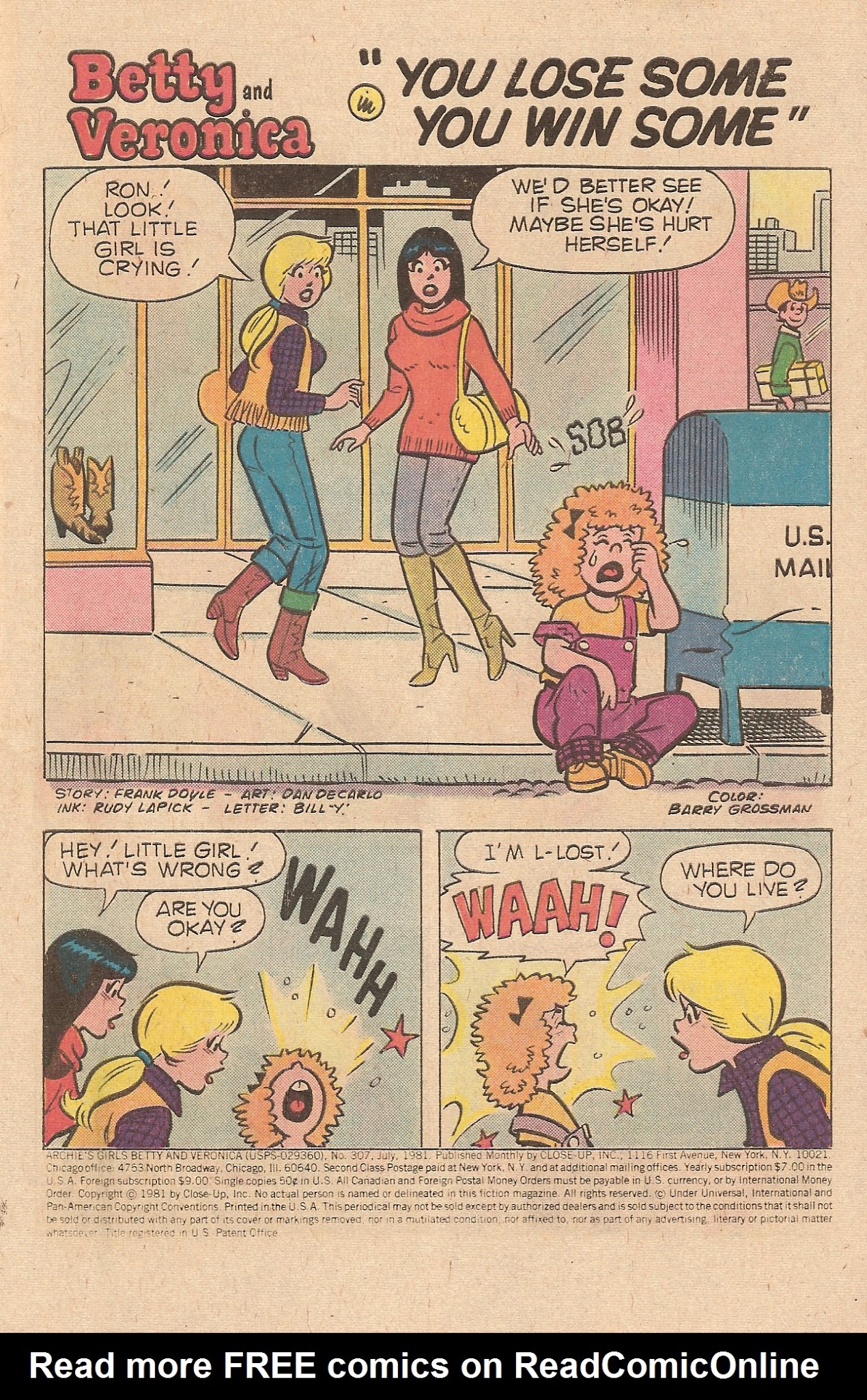 Read online Archie's Girls Betty and Veronica comic -  Issue #307 - 3