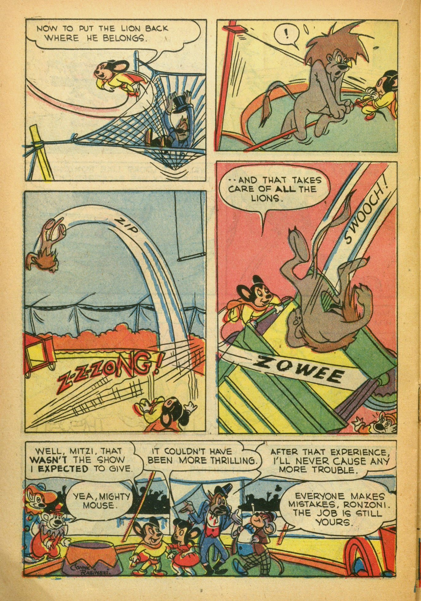 Read online Paul Terry's Mighty Mouse Comics comic -  Issue #39 - 56