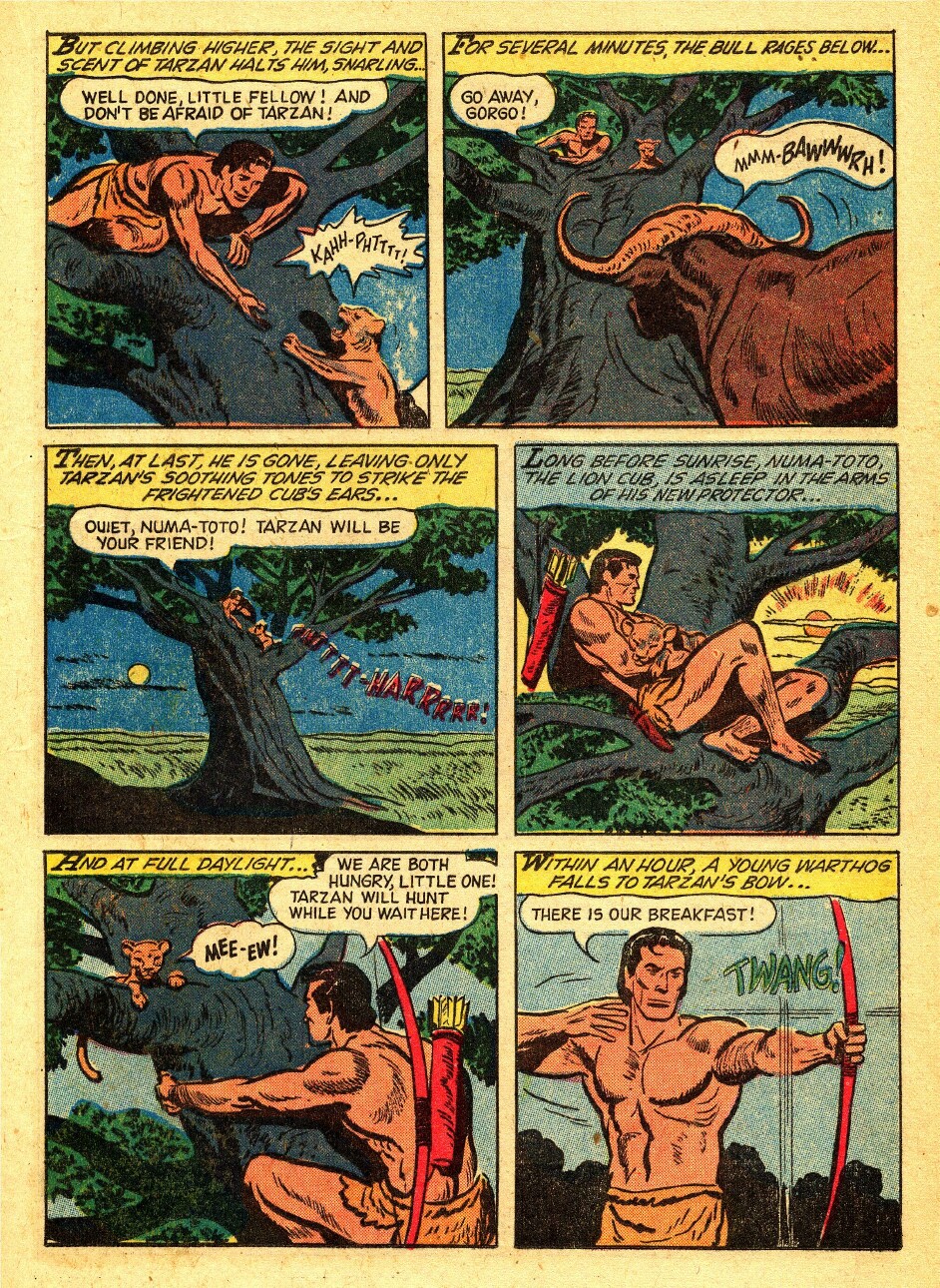 Read online Tarzan (1948) comic -  Issue #80 - 21