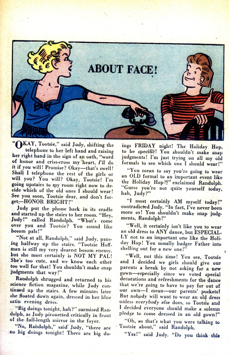 Read online A Date with Judy comic -  Issue #22 - 41