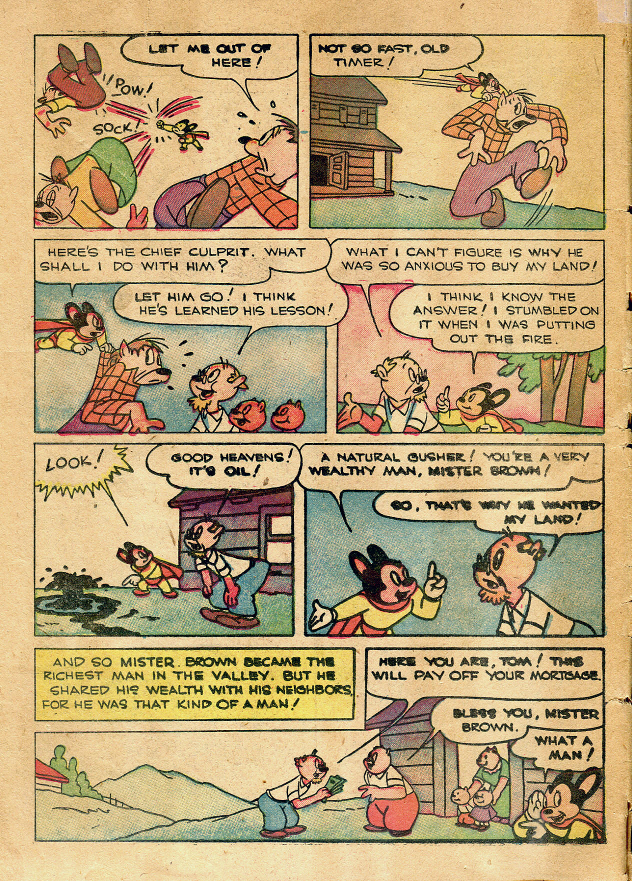 Read online Paul Terry's Mighty Mouse Comics comic -  Issue #29 - 34