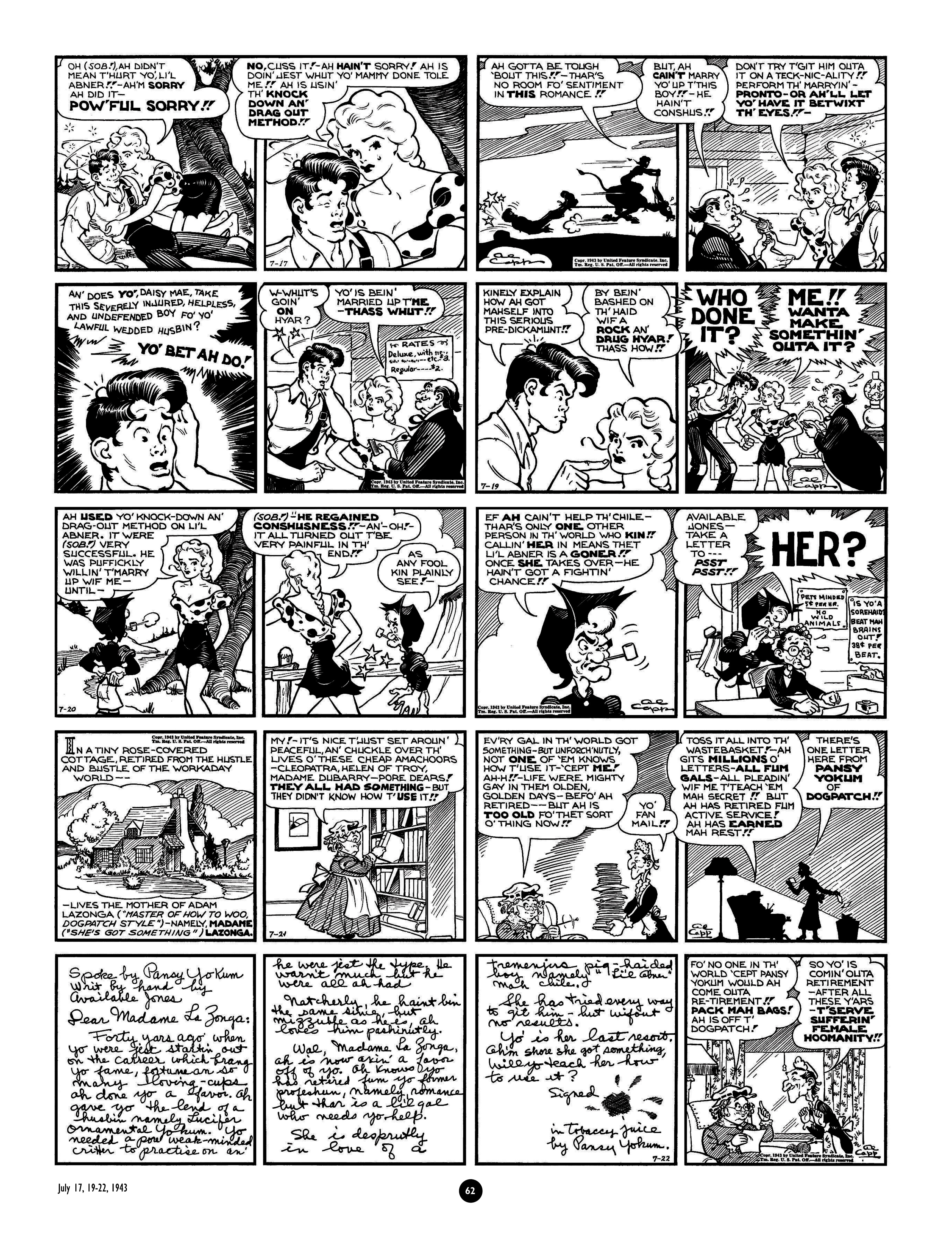 Read online Al Capp's Li'l Abner Complete Daily & Color Sunday Comics comic -  Issue # TPB 5 (Part 1) - 63