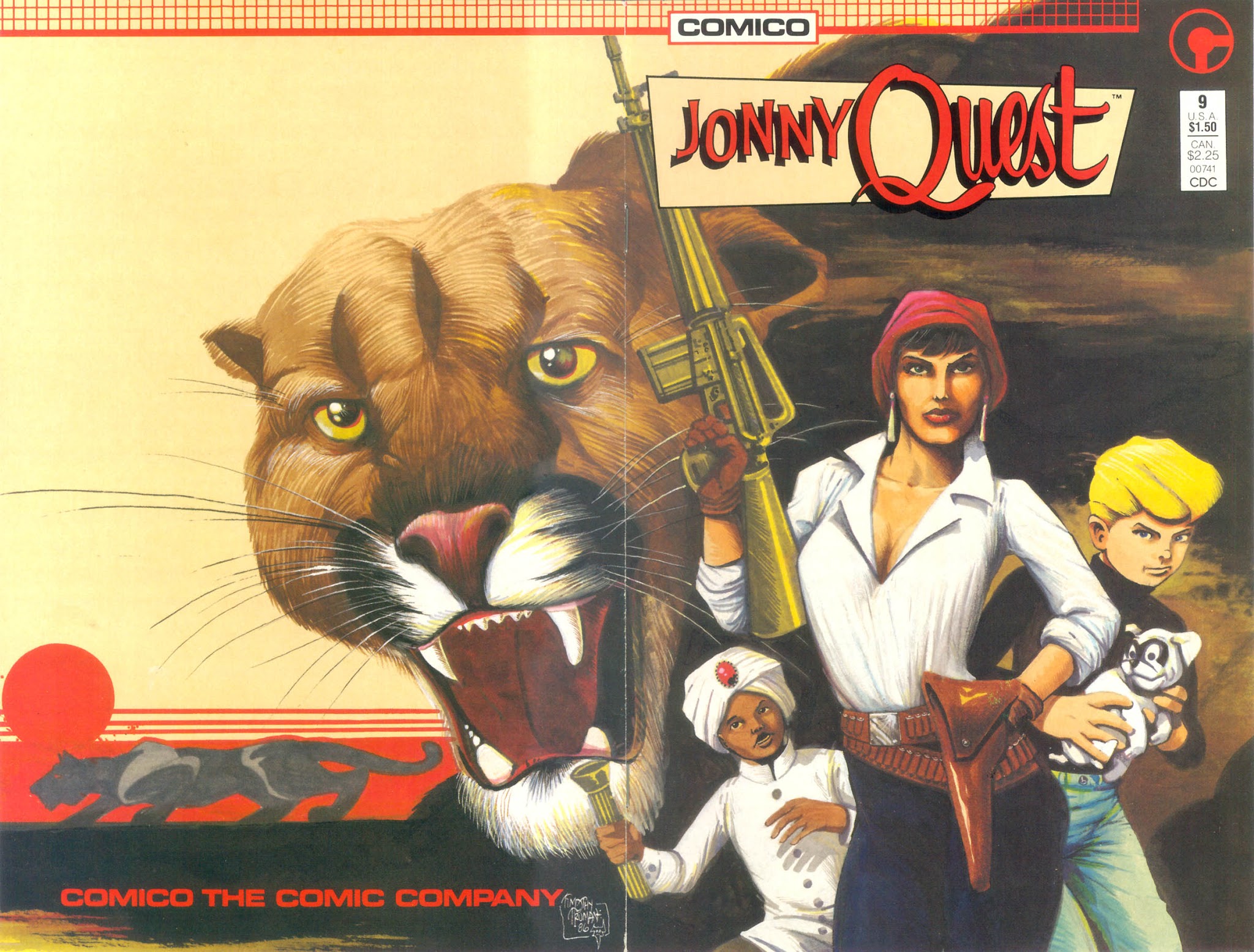 Read online Jonny Quest comic -  Issue #9 - 1
