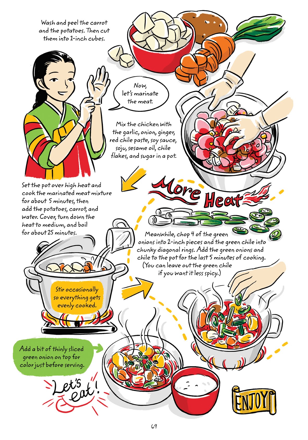 Read online Cook Korean! A Comic Book With Recipes comic -  Issue # TPB (Part 1) - 68