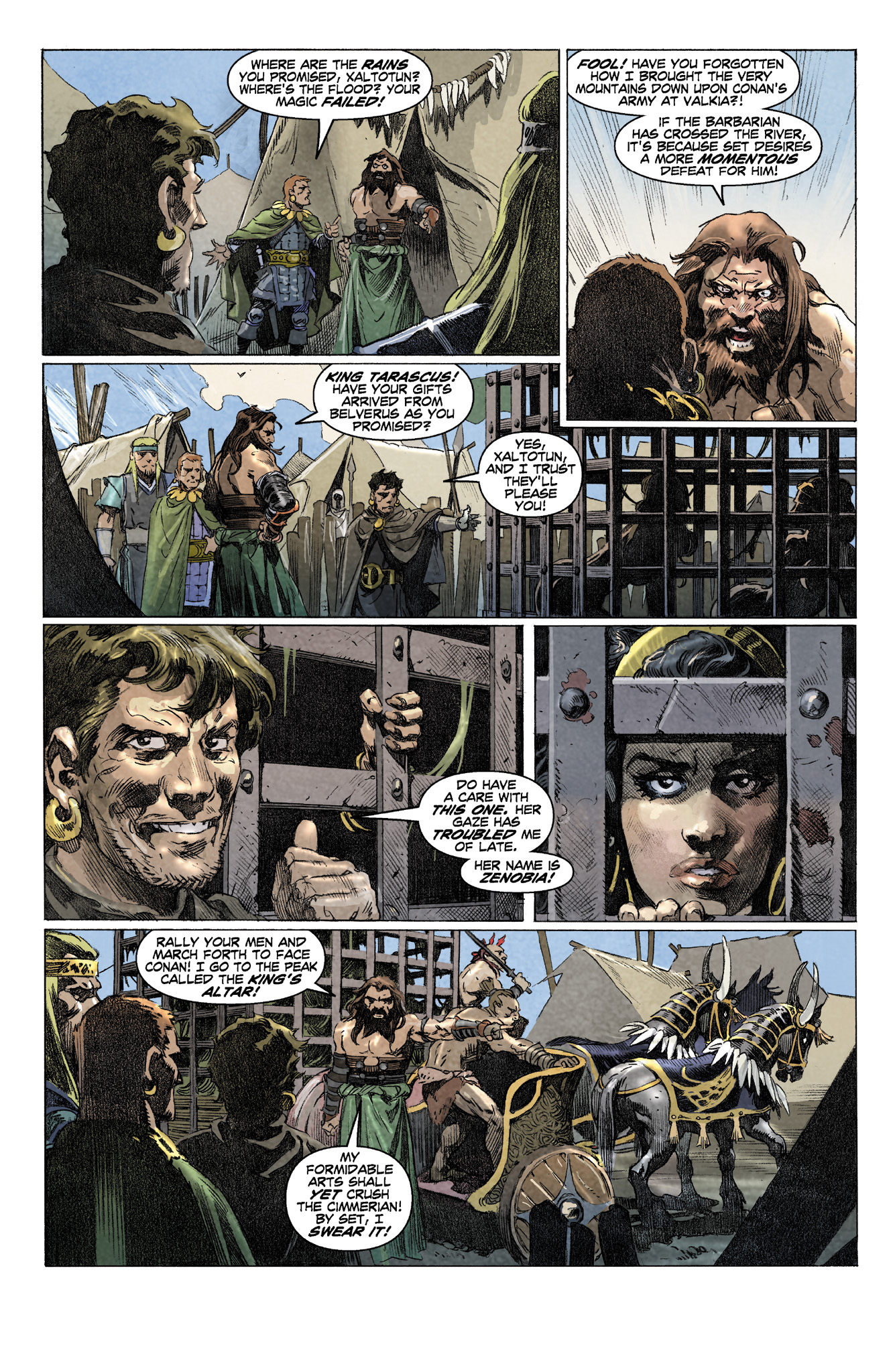 Read online King Conan: The Conqueror comic -  Issue #6 - 8