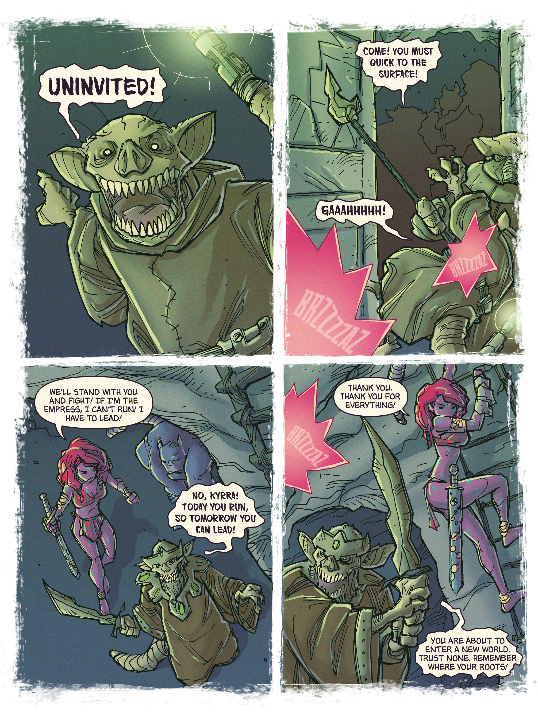Read online Kyrra: Alien Jungle Girl comic -  Issue #7 - 9