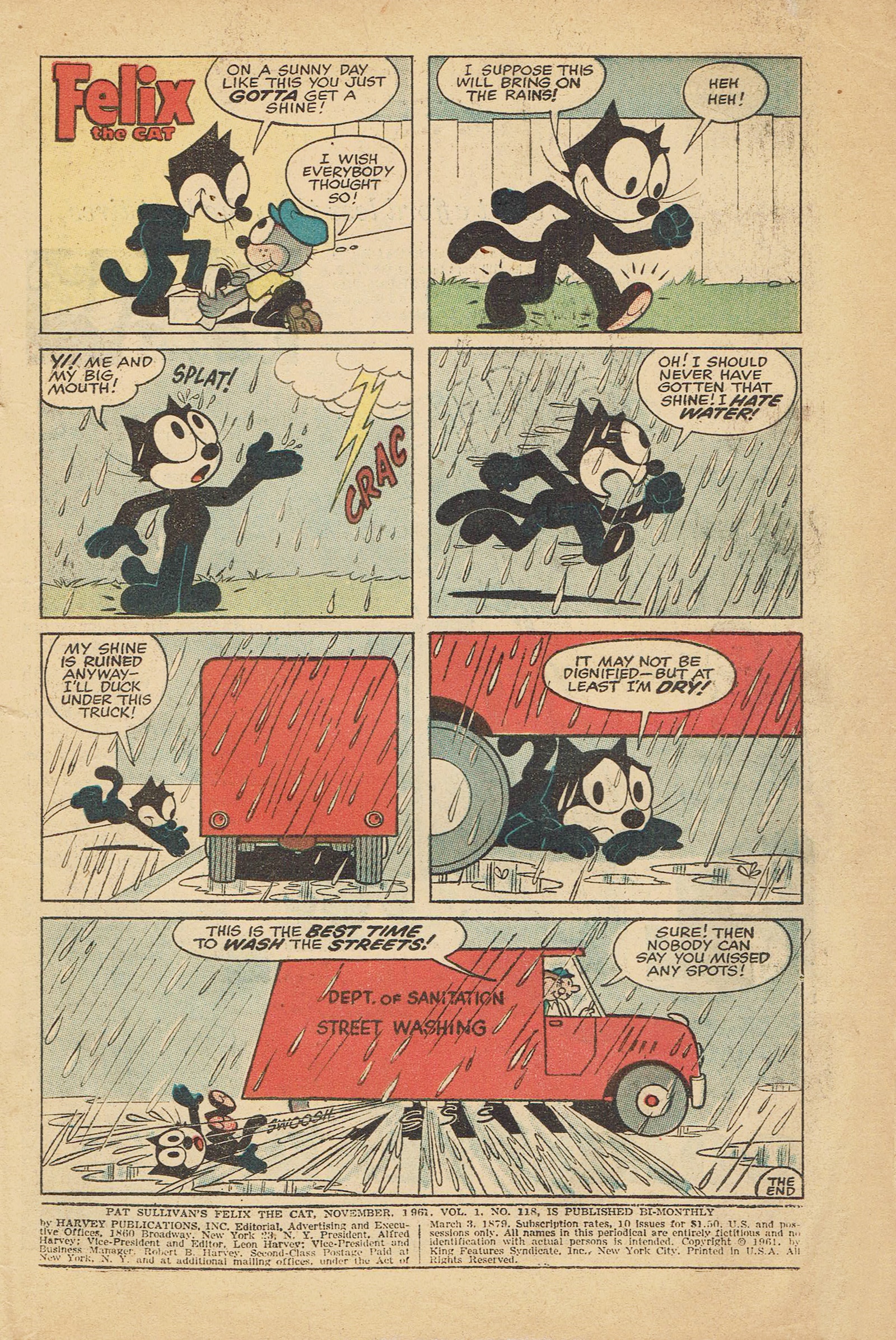 Read online Felix the Cat (1955) comic -  Issue #118 - 3