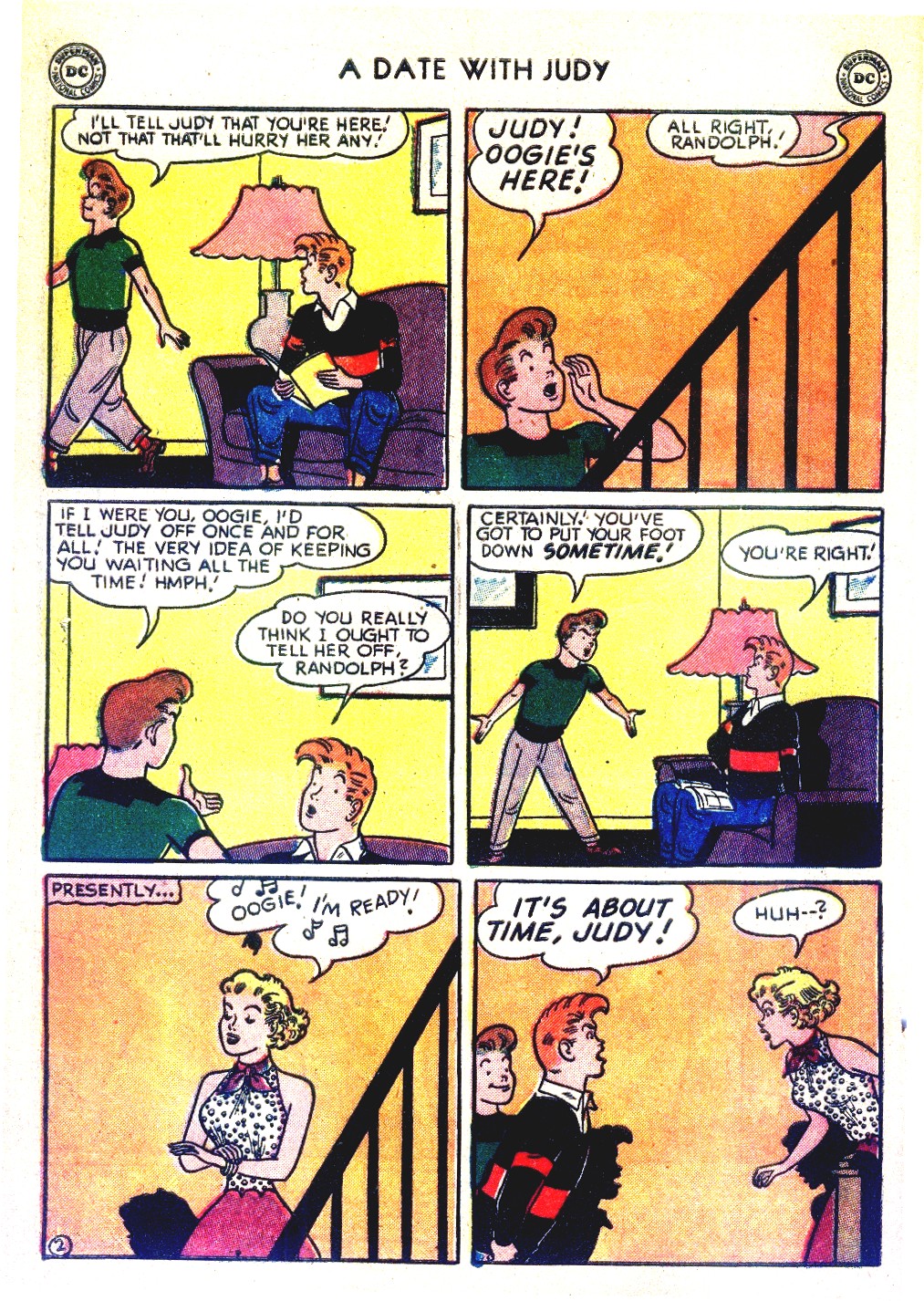 Read online A Date with Judy comic -  Issue #37 - 4