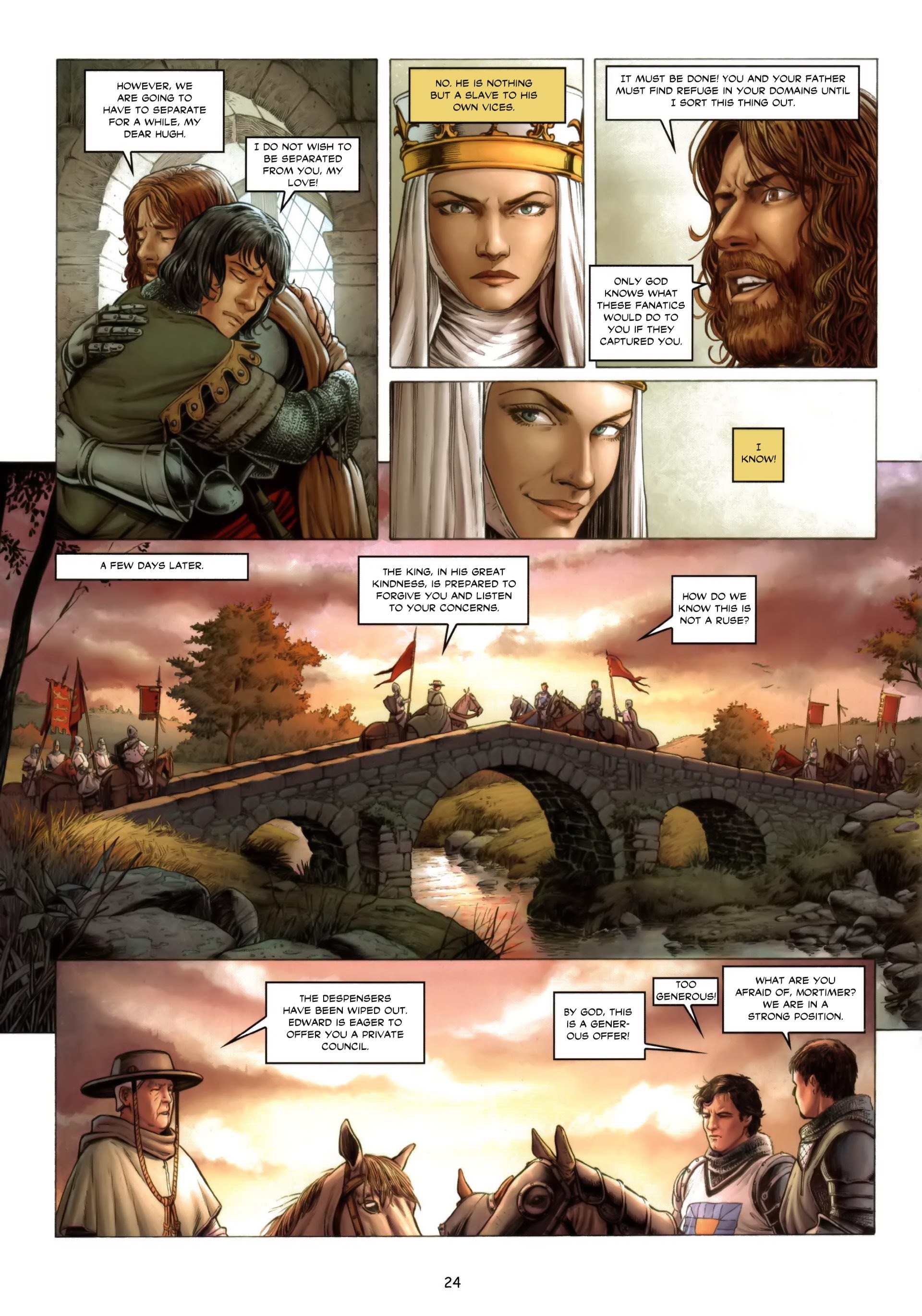 Read online Isabella: She-Wolf of France comic -  Issue #2 - 25