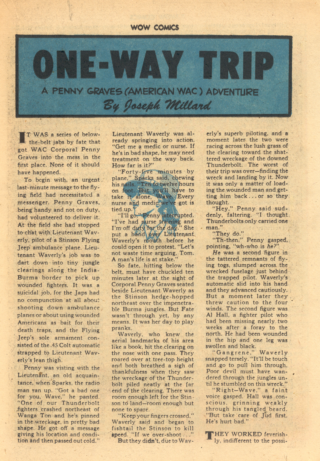 Read online Wow Comics comic -  Issue #33 - 19