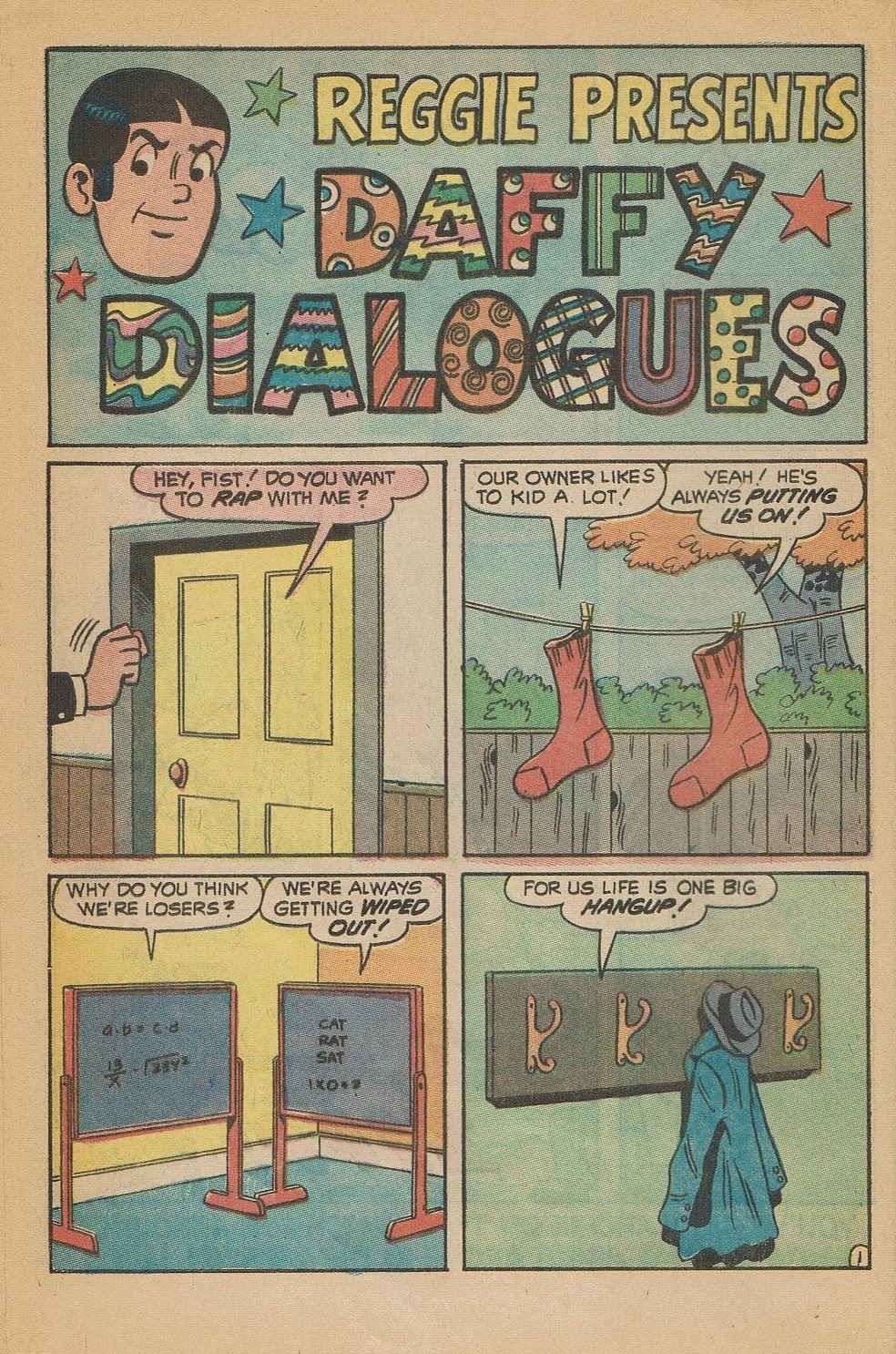 Read online Reggie's Wise Guy Jokes comic -  Issue #20 - 22