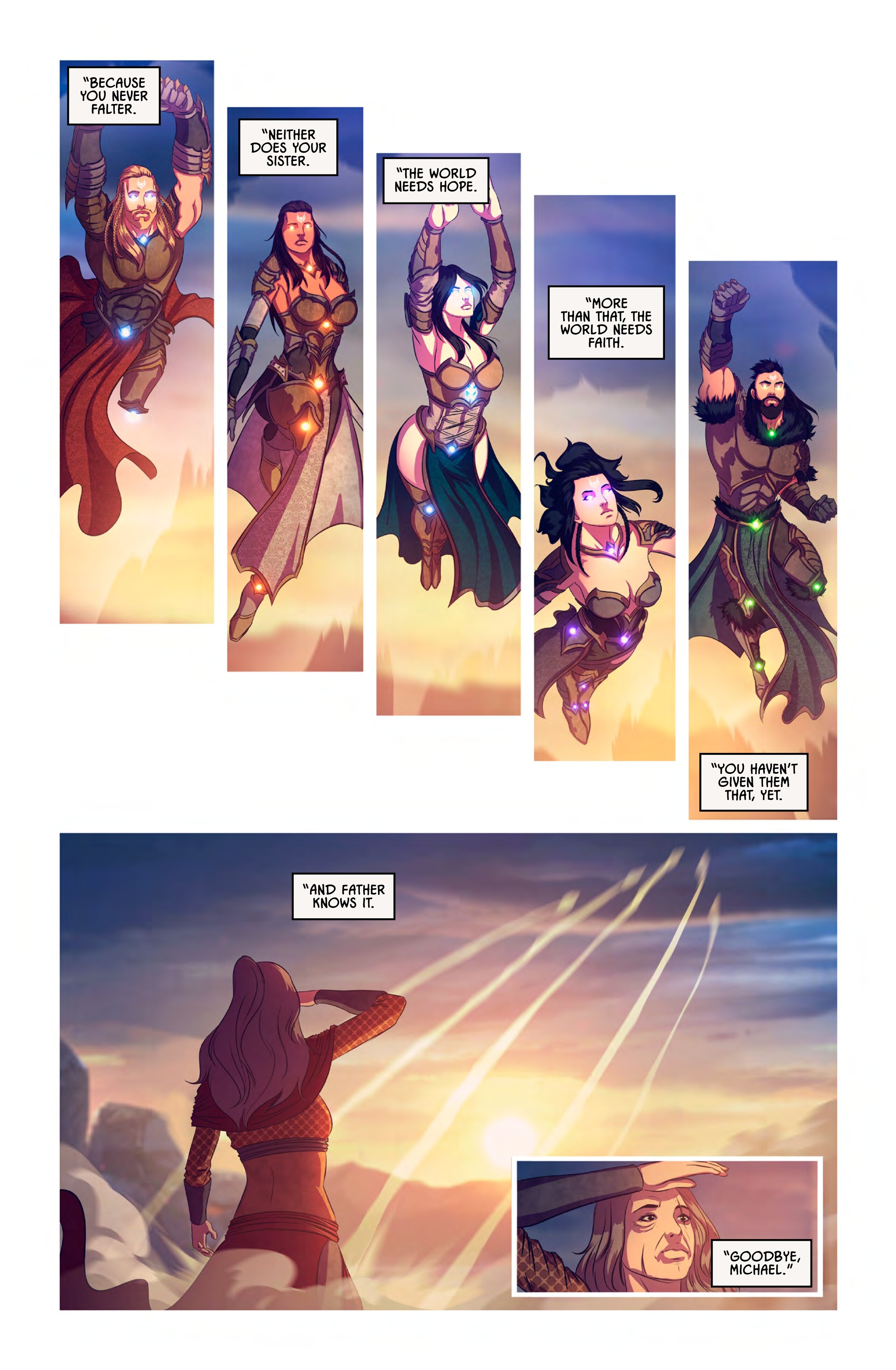 Read online Knights of the Golden Sun comic -  Issue #14 - 21