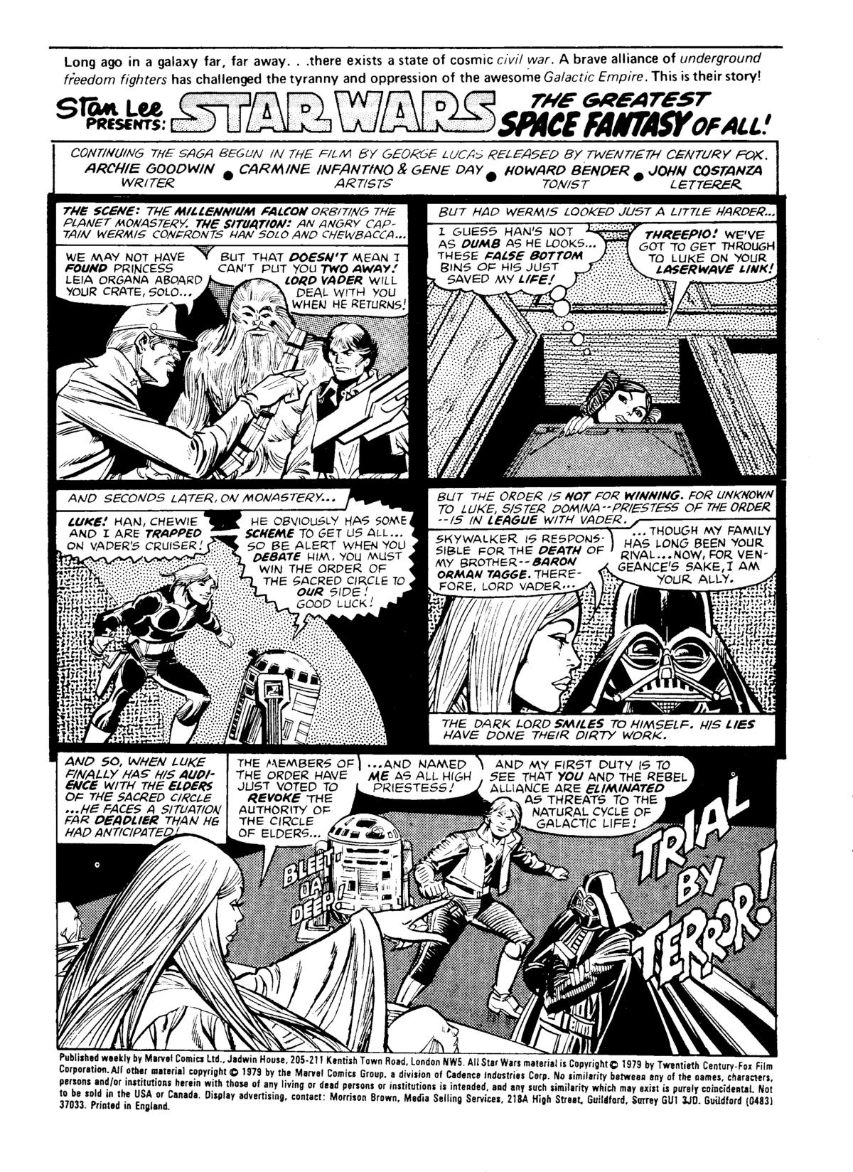 Read online Star Wars Weekly comic -  Issue #90 - 2