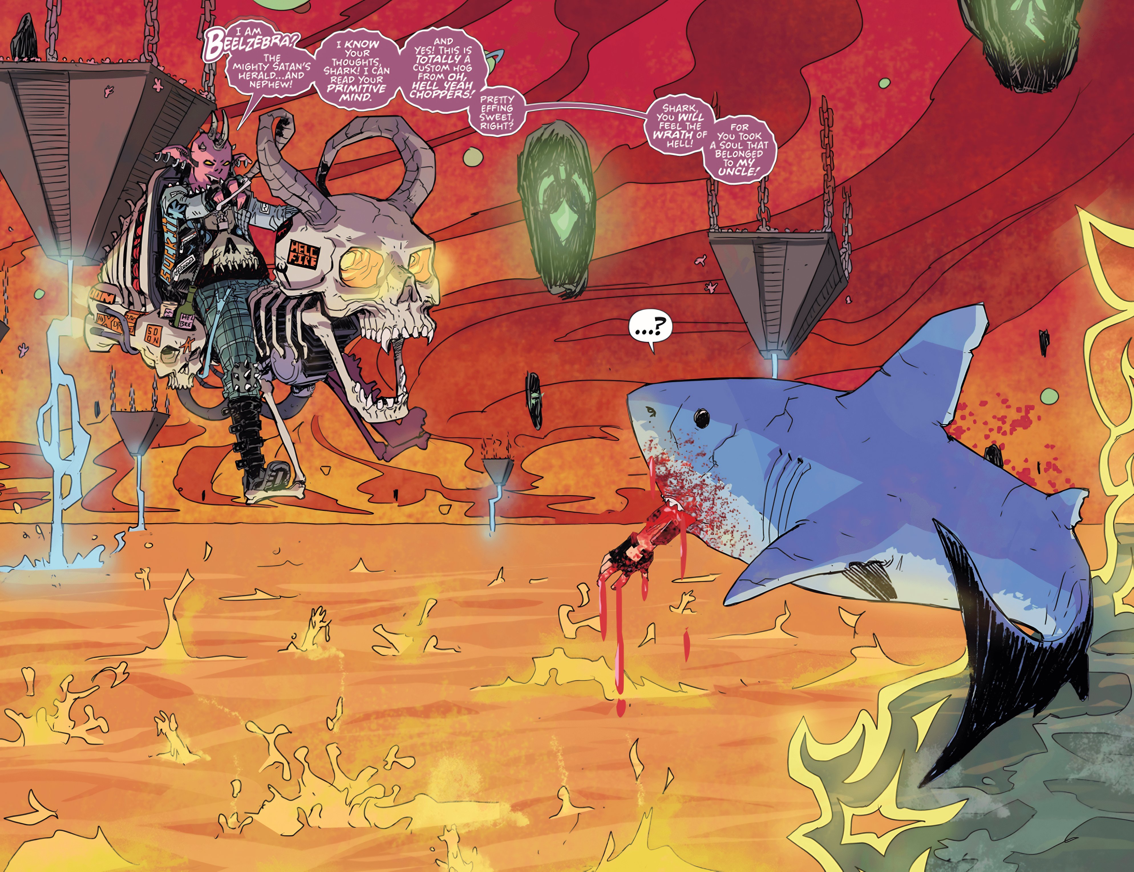 Read online Metalshark Bro: What the Fin? comic -  Issue # TPB - 8