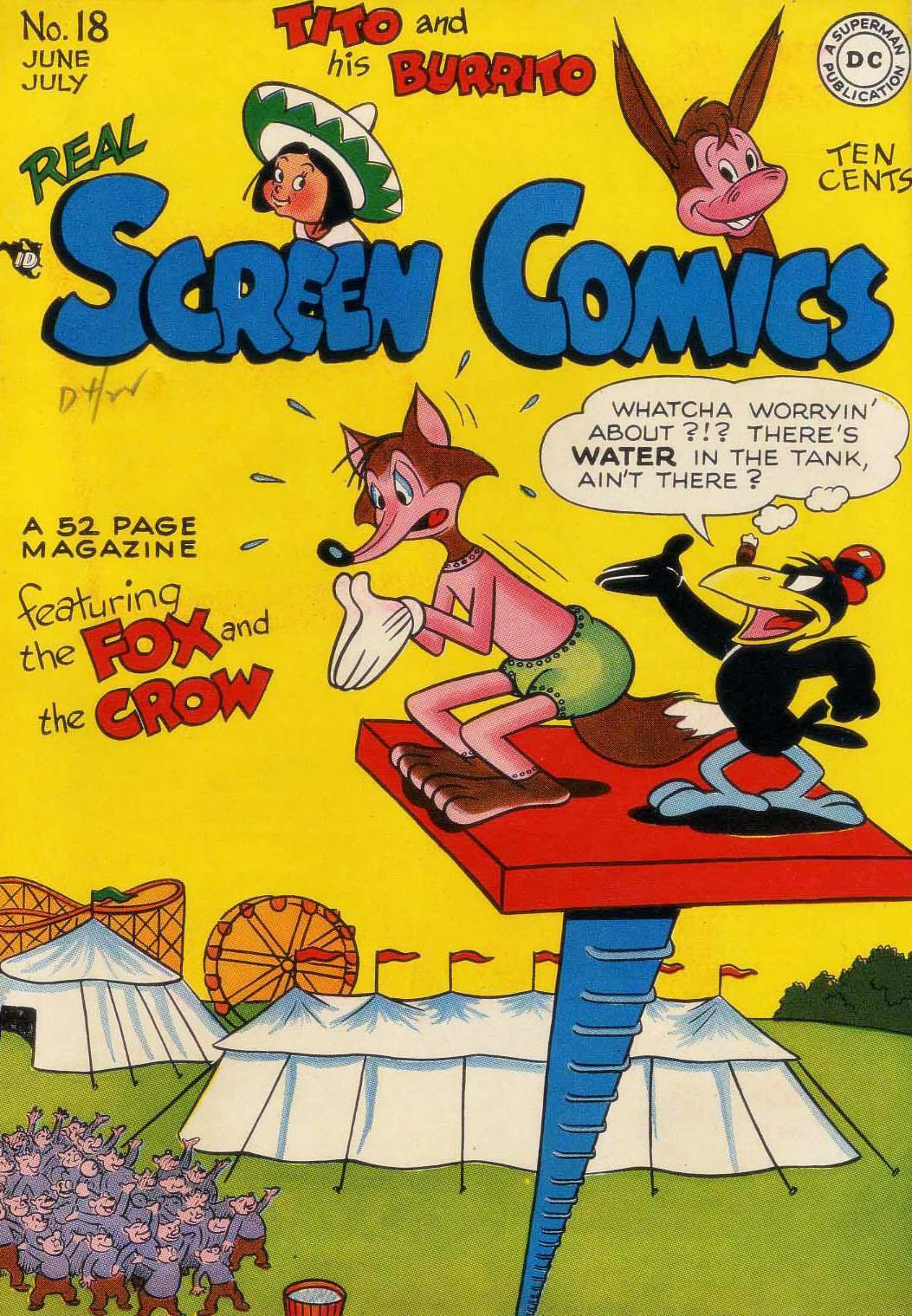 Read online Real Screen Comics comic -  Issue #18 - 1
