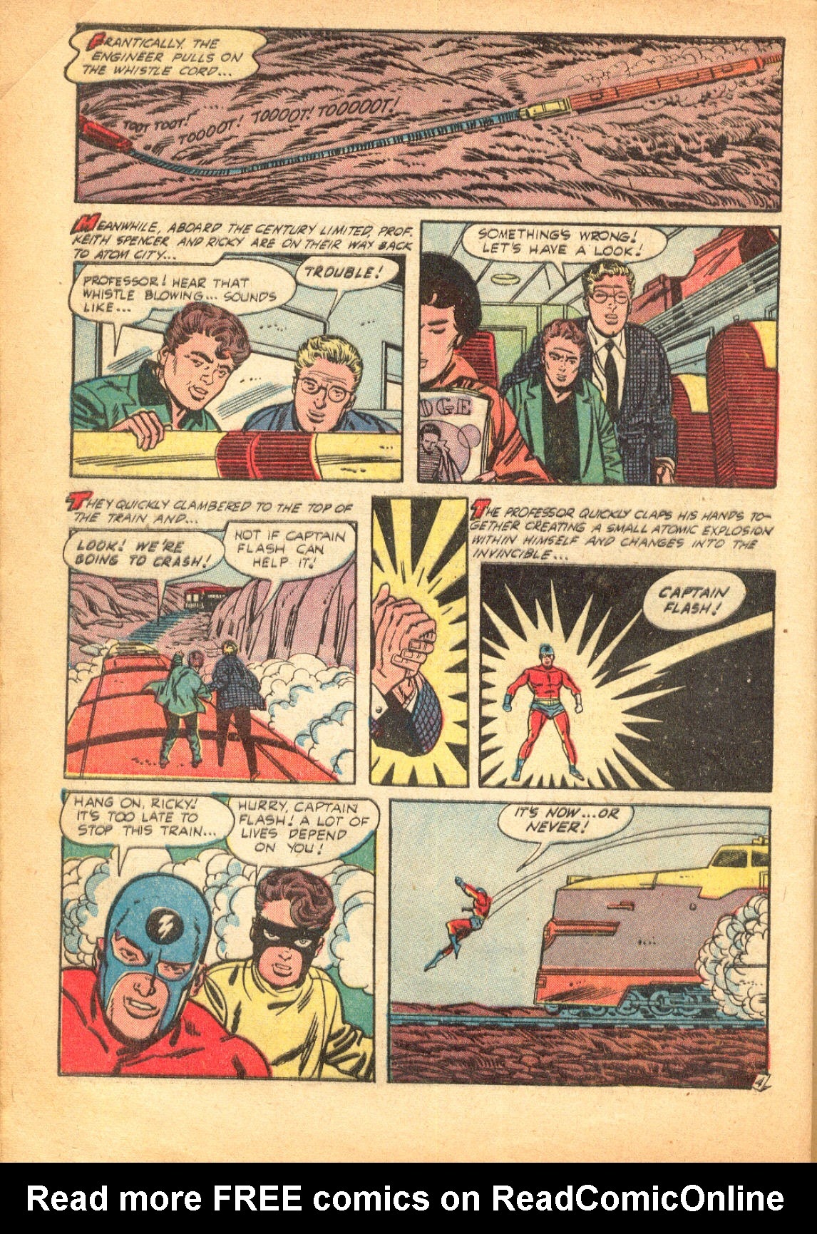 Read online Captain Flash comic -  Issue #3 - 6