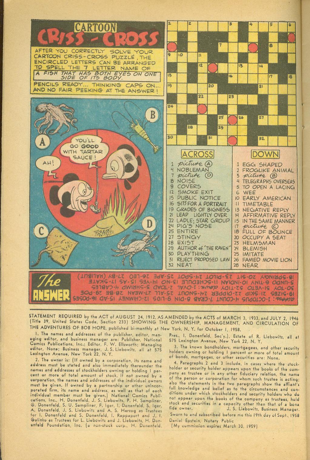 Read online The Adventures of Bob Hope comic -  Issue #55 - 12