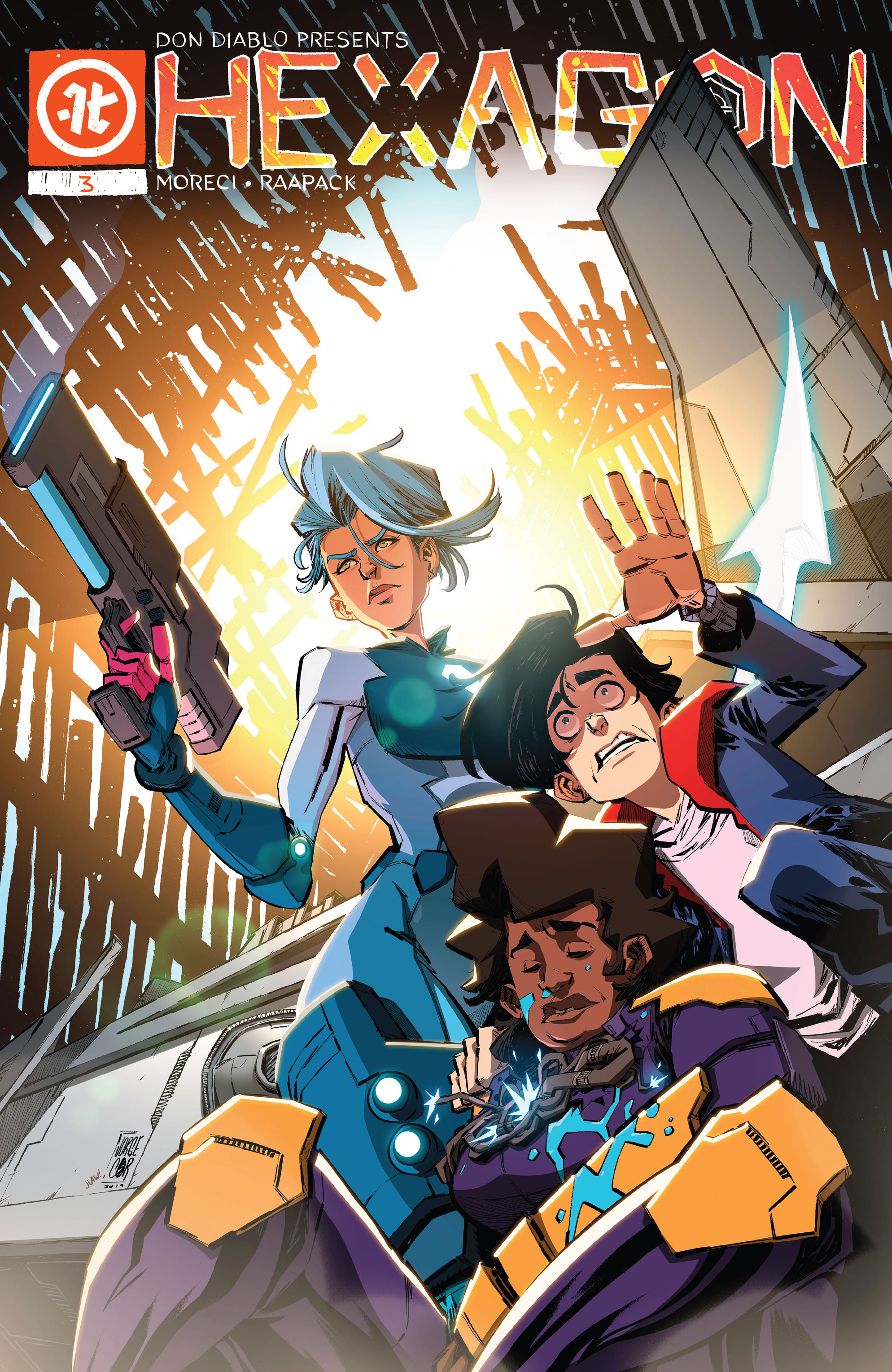 Read online Hexagon comic -  Issue #3 - 1