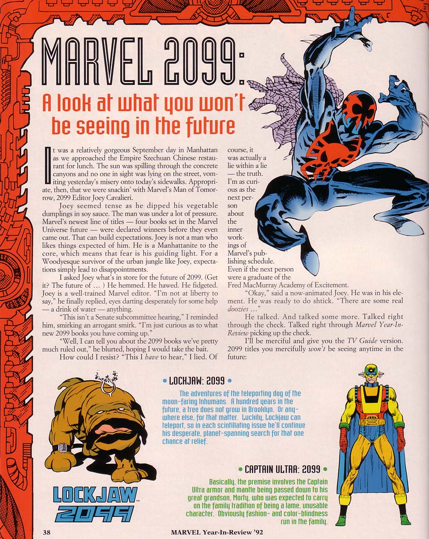 Read online Marvel: The Year-in-Review comic -  Issue #4 - 40