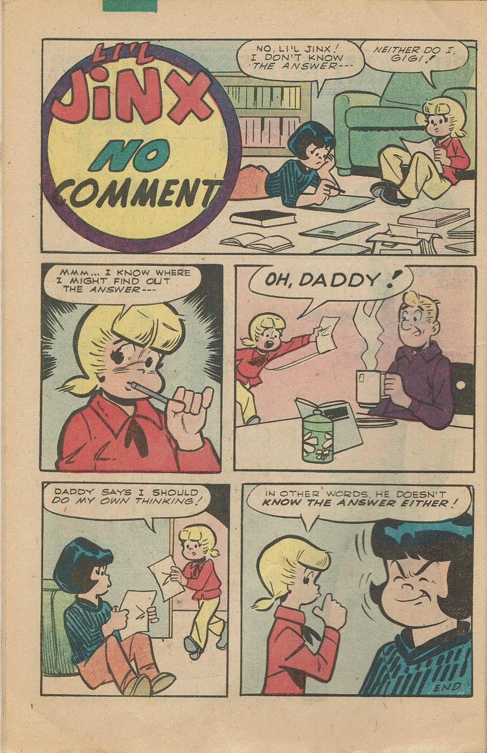 Read online Reggie's Wise Guy Jokes comic -  Issue #52 - 10