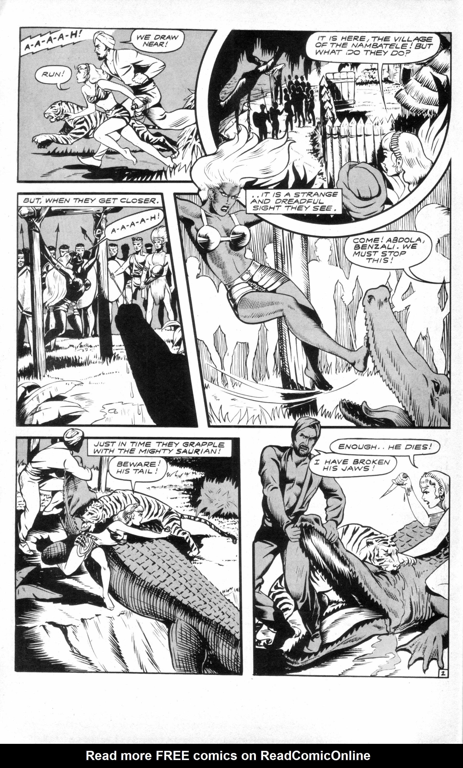 Read online Jungle Girls (1988) comic -  Issue #7 - 4