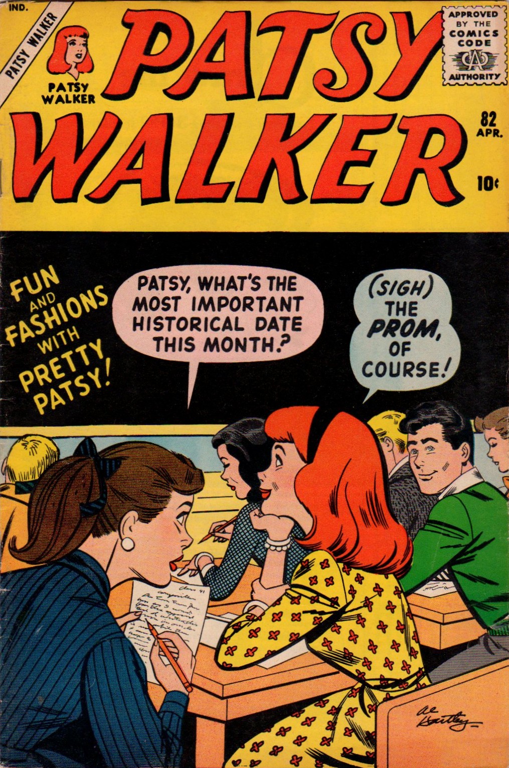 Read online Patsy Walker comic -  Issue #82 - 1