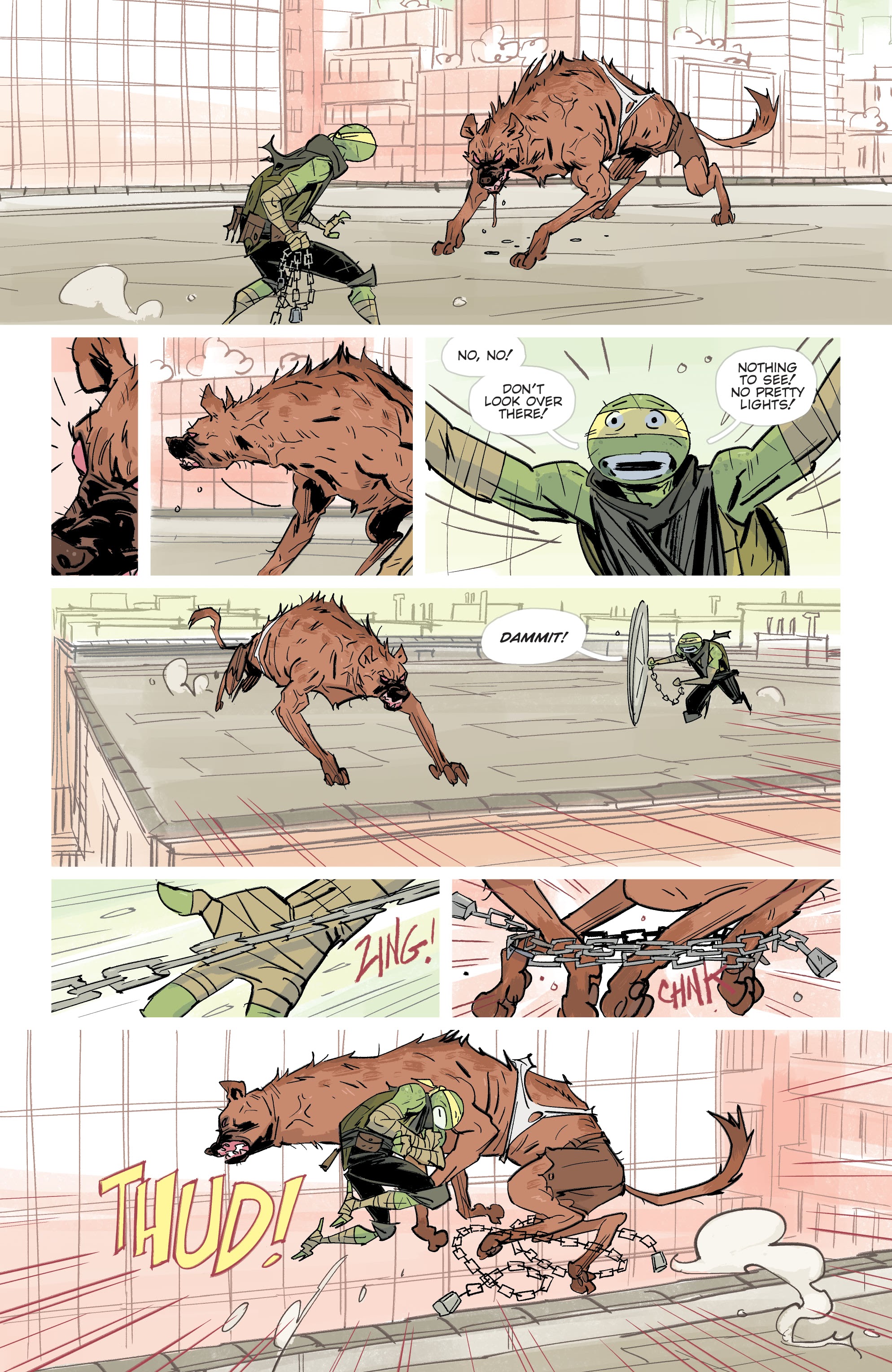 Read online Teenage Mutant Ninja Turtles: Jennika II comic -  Issue #1 - 16