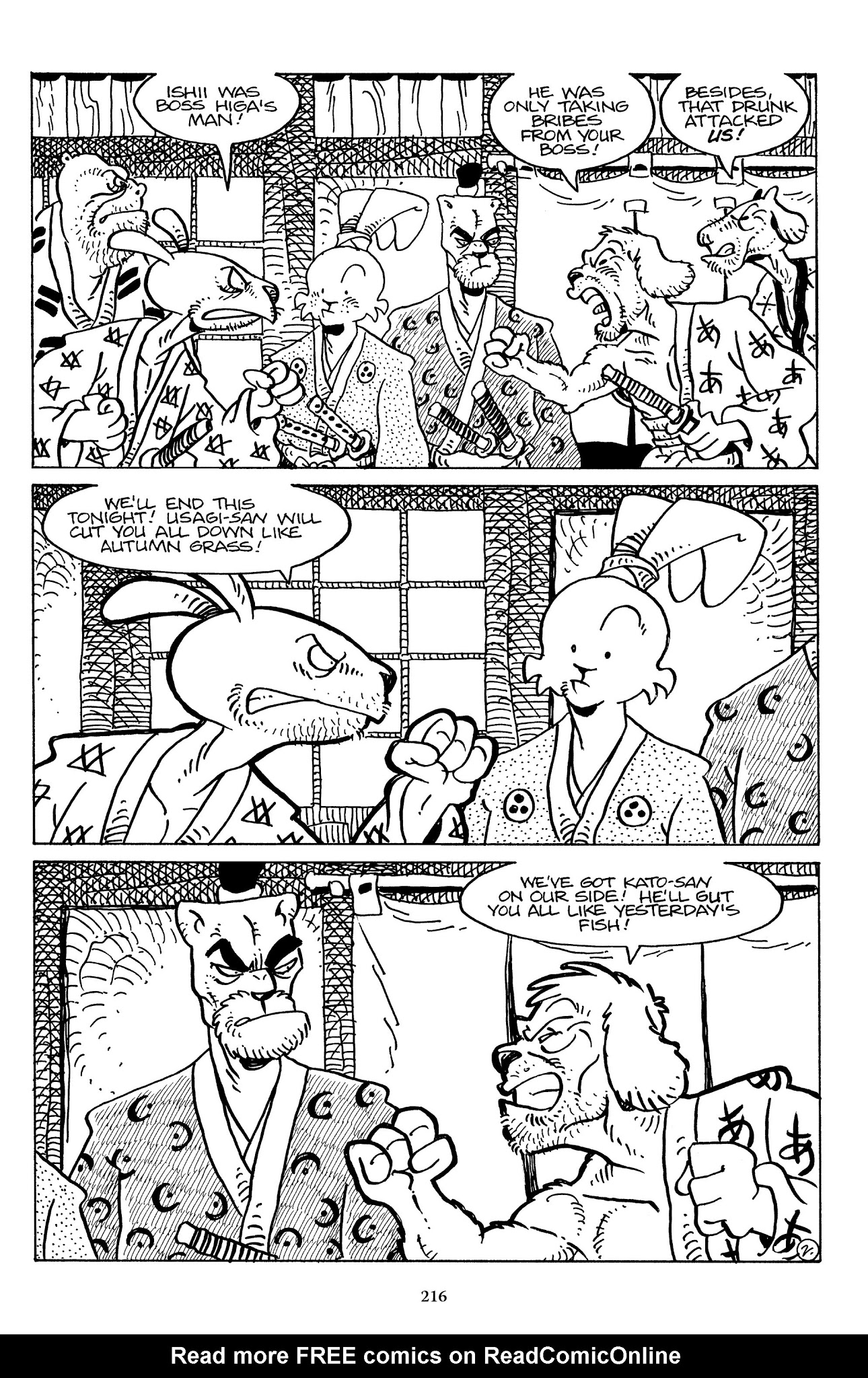 Read online The Usagi Yojimbo Saga comic -  Issue # TPB 7 - 211