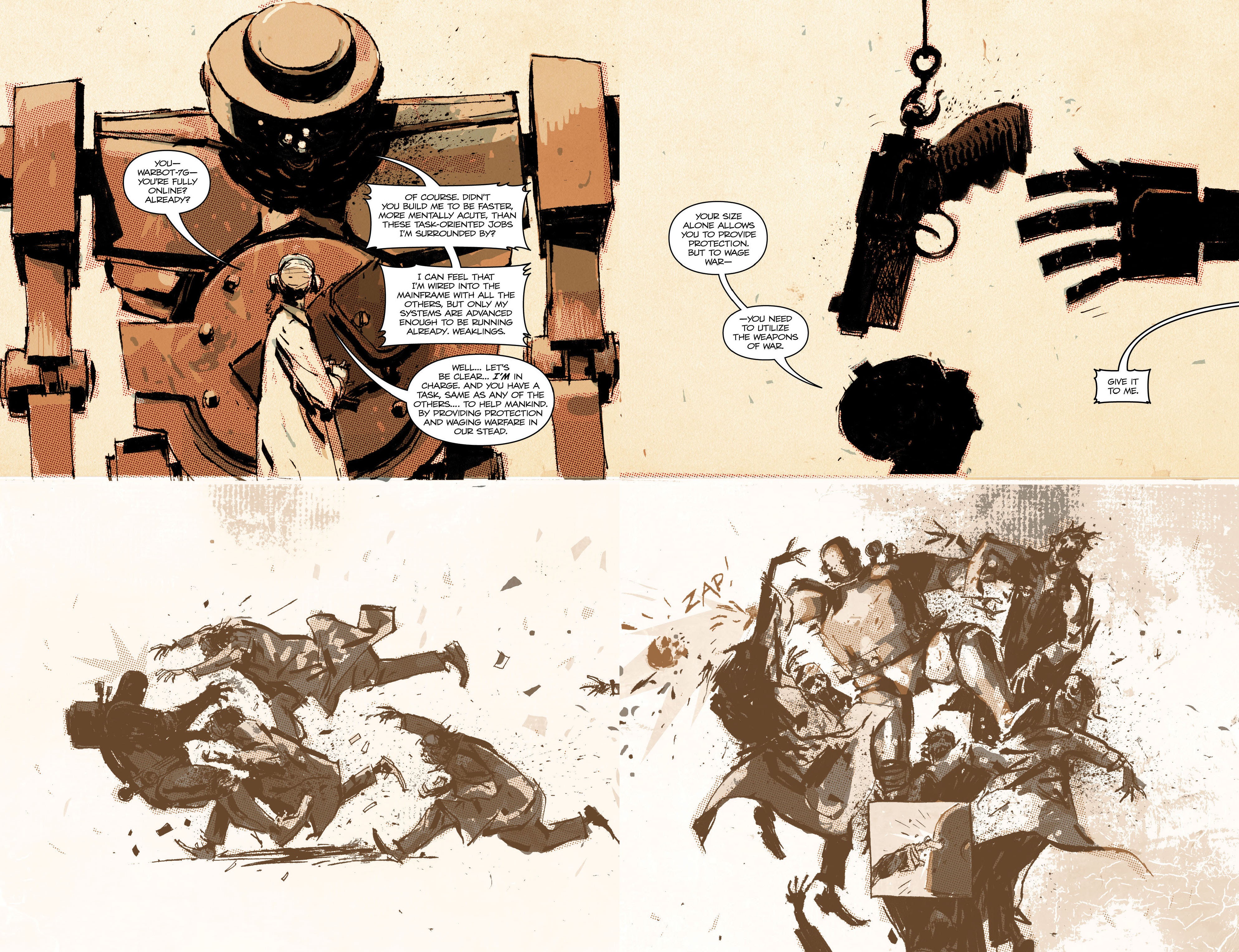 Read online ZVRC: Zombies Vs. Robots Classic comic -  Issue #1 - 23