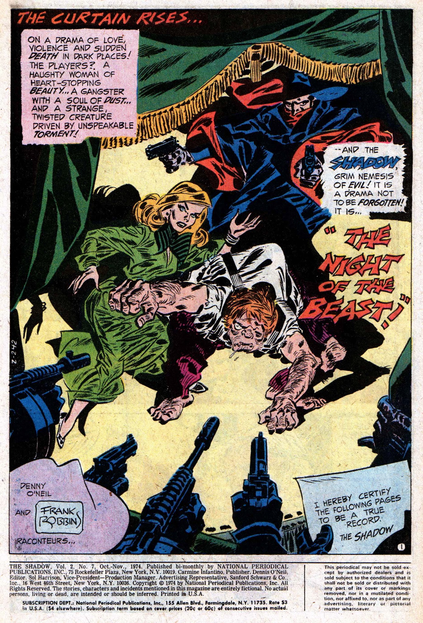 Read online The Shadow (1973) comic -  Issue #7 - 3