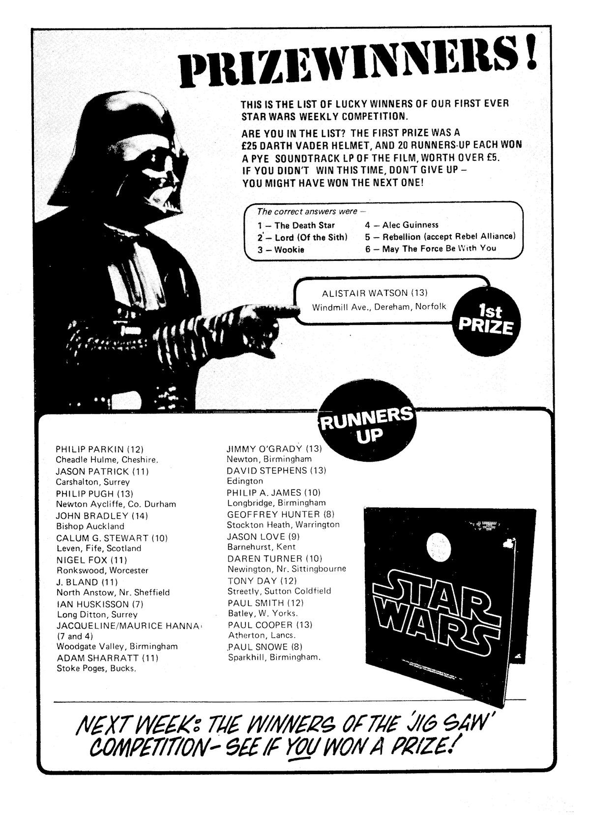 Read online Star Wars Weekly comic -  Issue #14 - 12