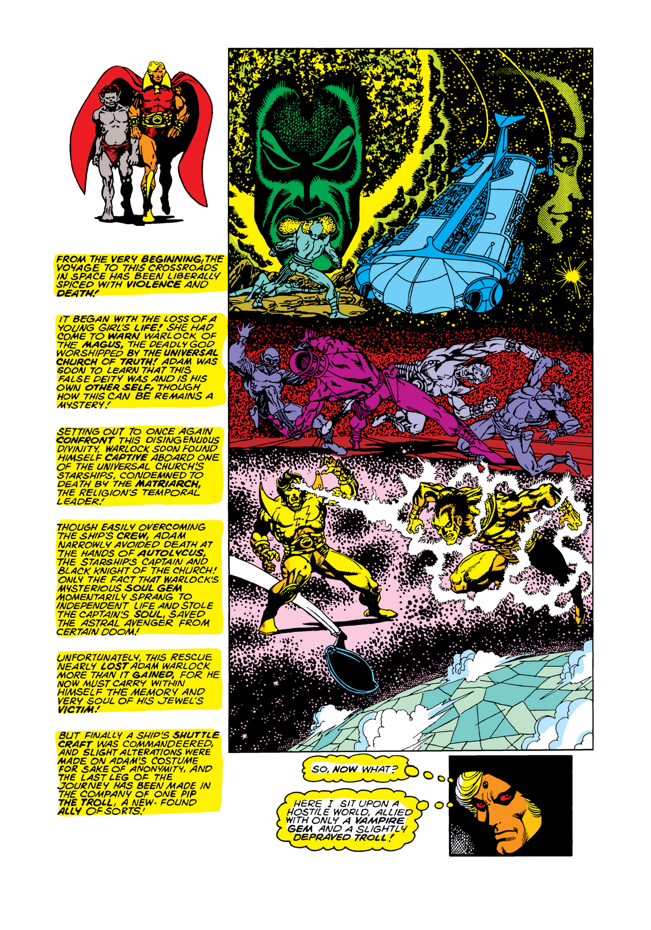 Read online Marvel Masterworks: Warlock comic -  Issue # TPB 2 (Part 1) - 49