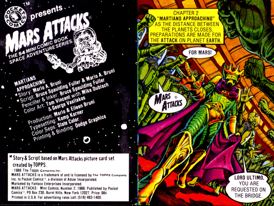 Read online Mars Attacks (1988) comic -  Issue #2 - 2