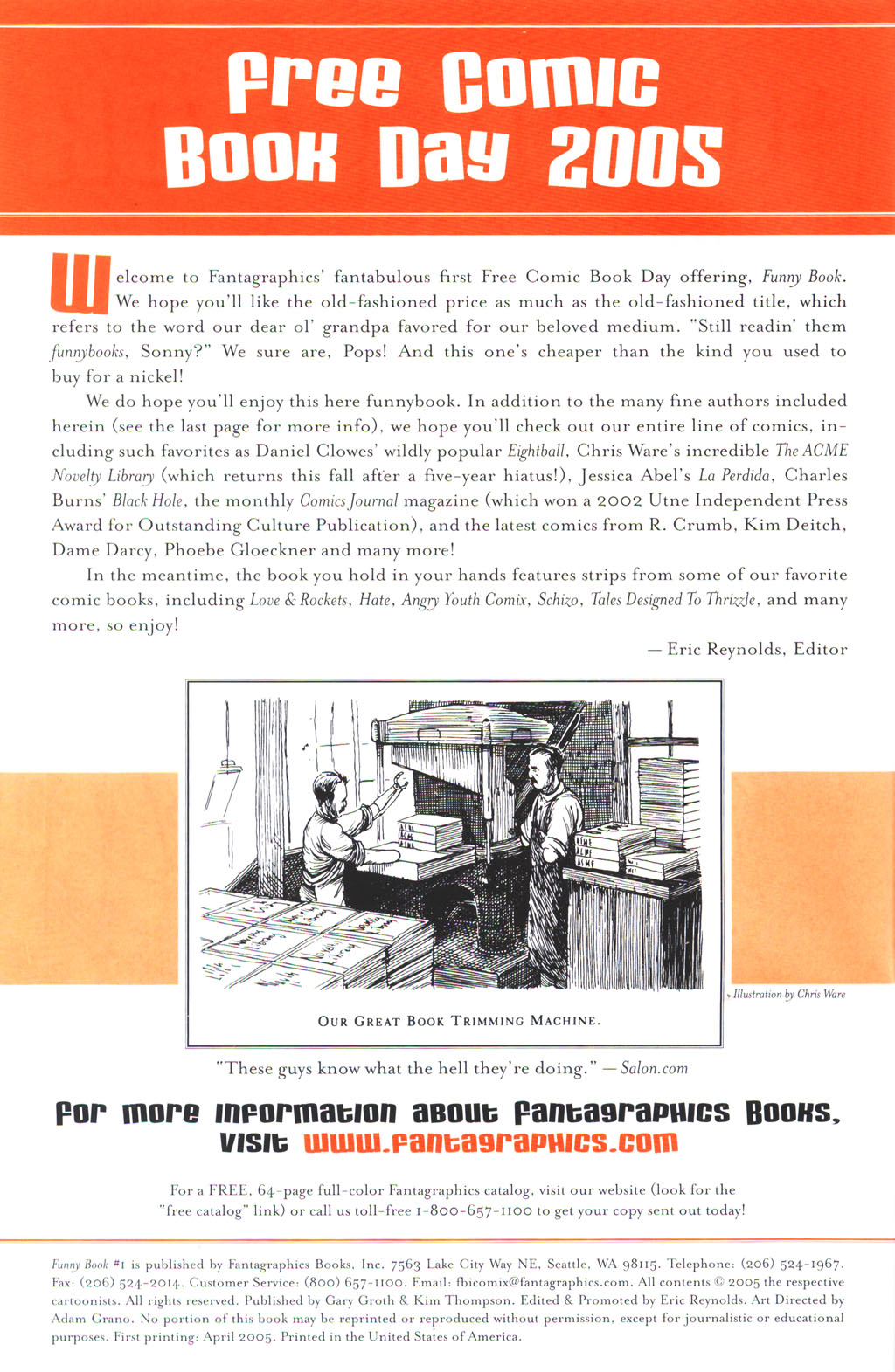 Read online Funny Book comic -  Issue #1 - 2