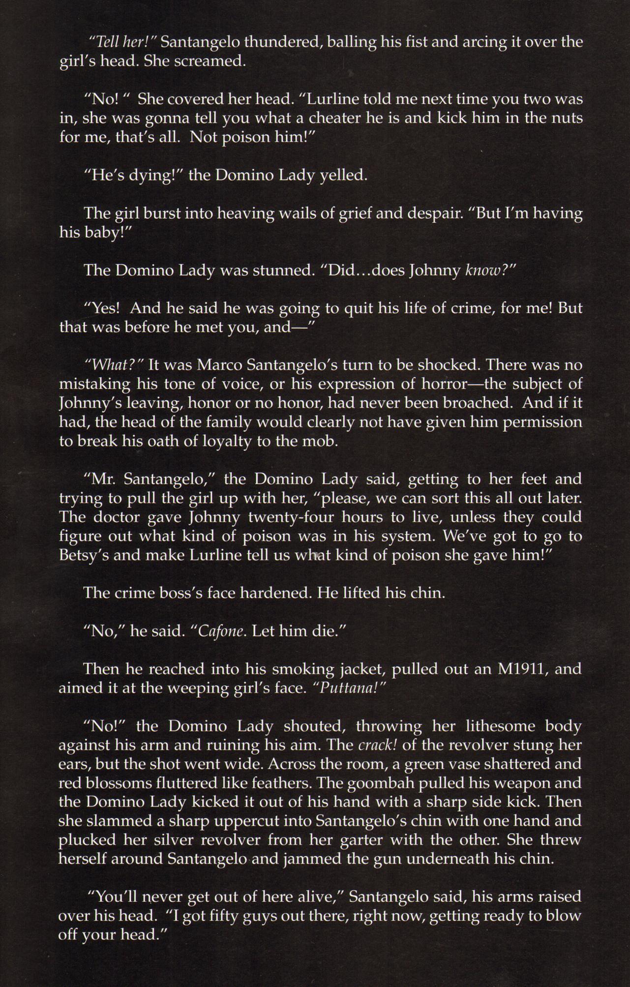 Read online Domino Lady Noir comic -  Issue # Full - 20