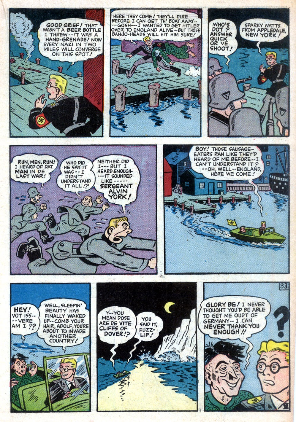 Read online Sparky Watts comic -  Issue #1 - 35