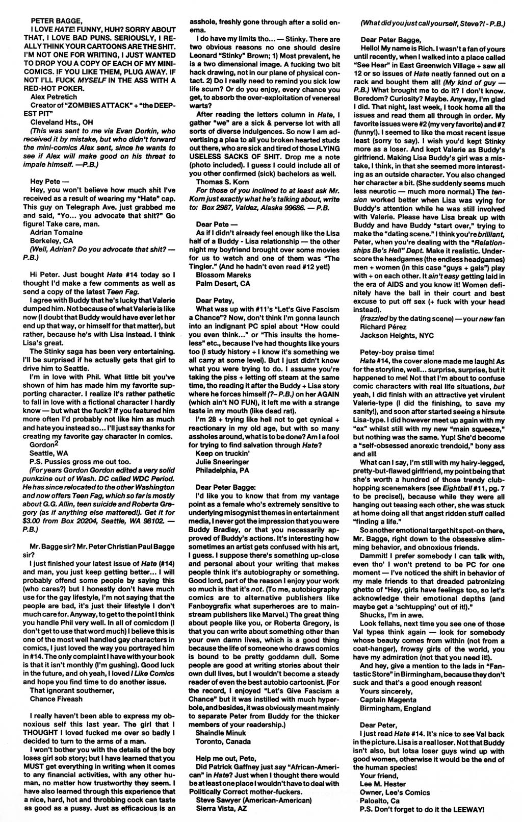 Read online Hate comic -  Issue #15 - 22