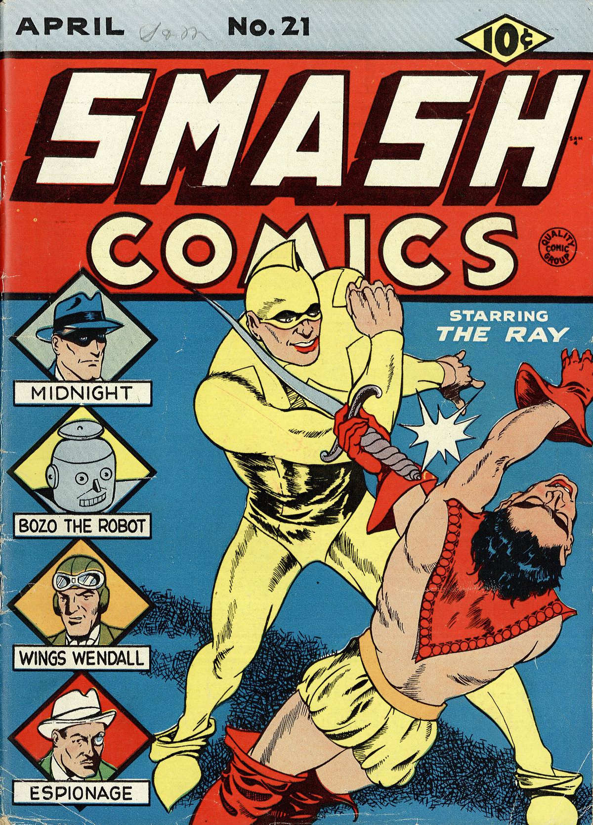 Read online Smash Comics comic -  Issue #21 - 1