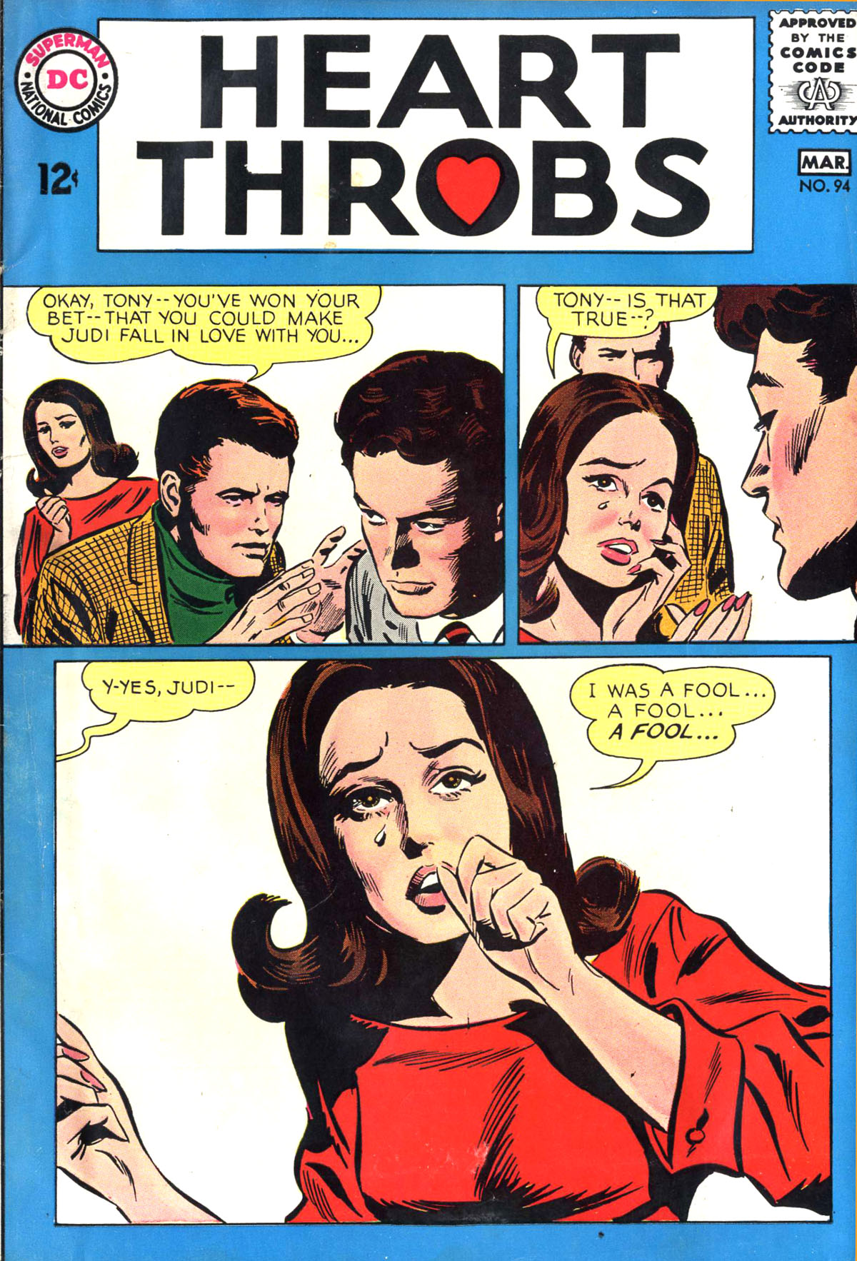 Read online Heart Throbs comic -  Issue #94 - 1